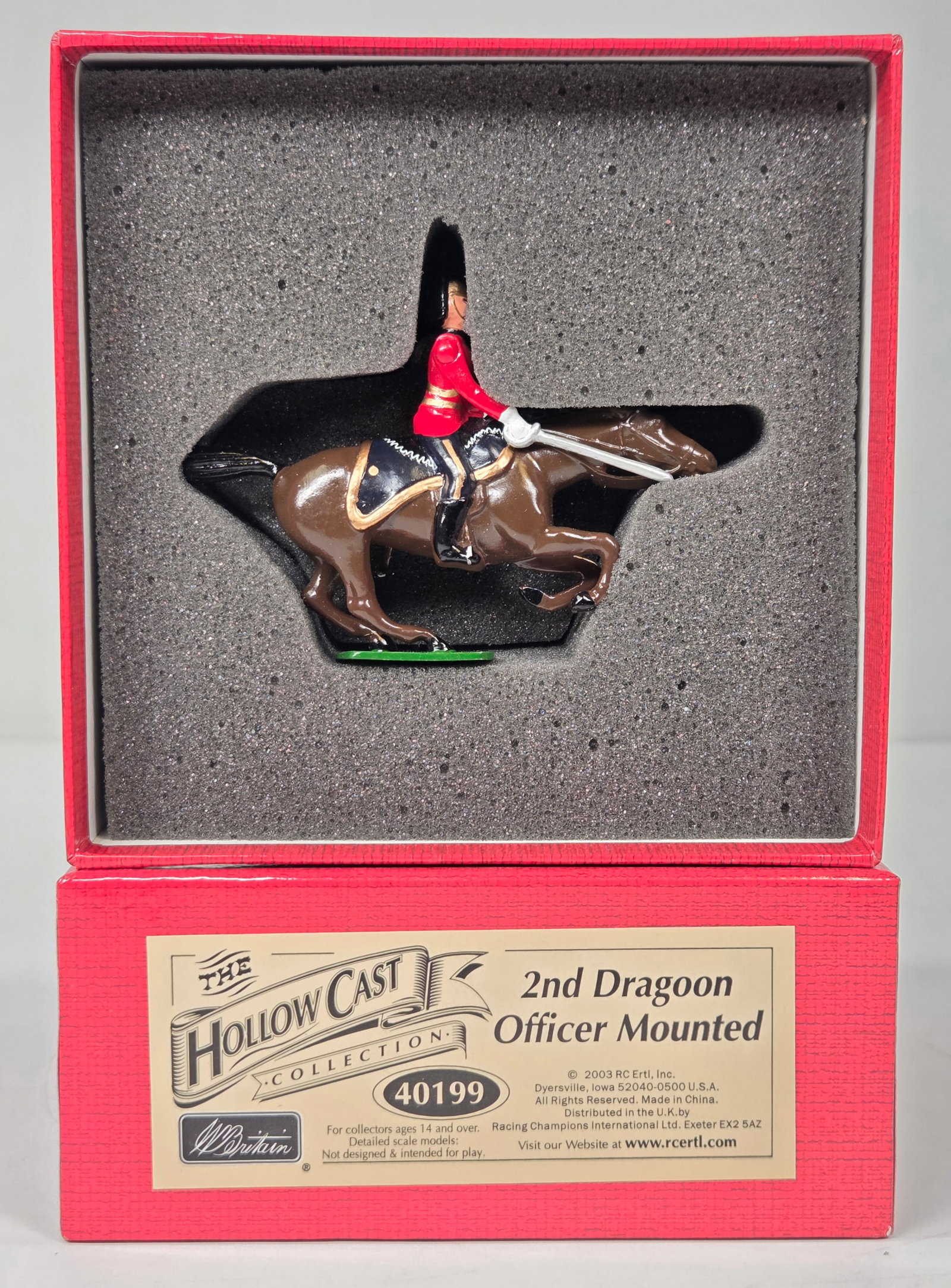 BRITAIN 40199 2ND DRAGOON OFFICER MOUNTED (1 of 3)