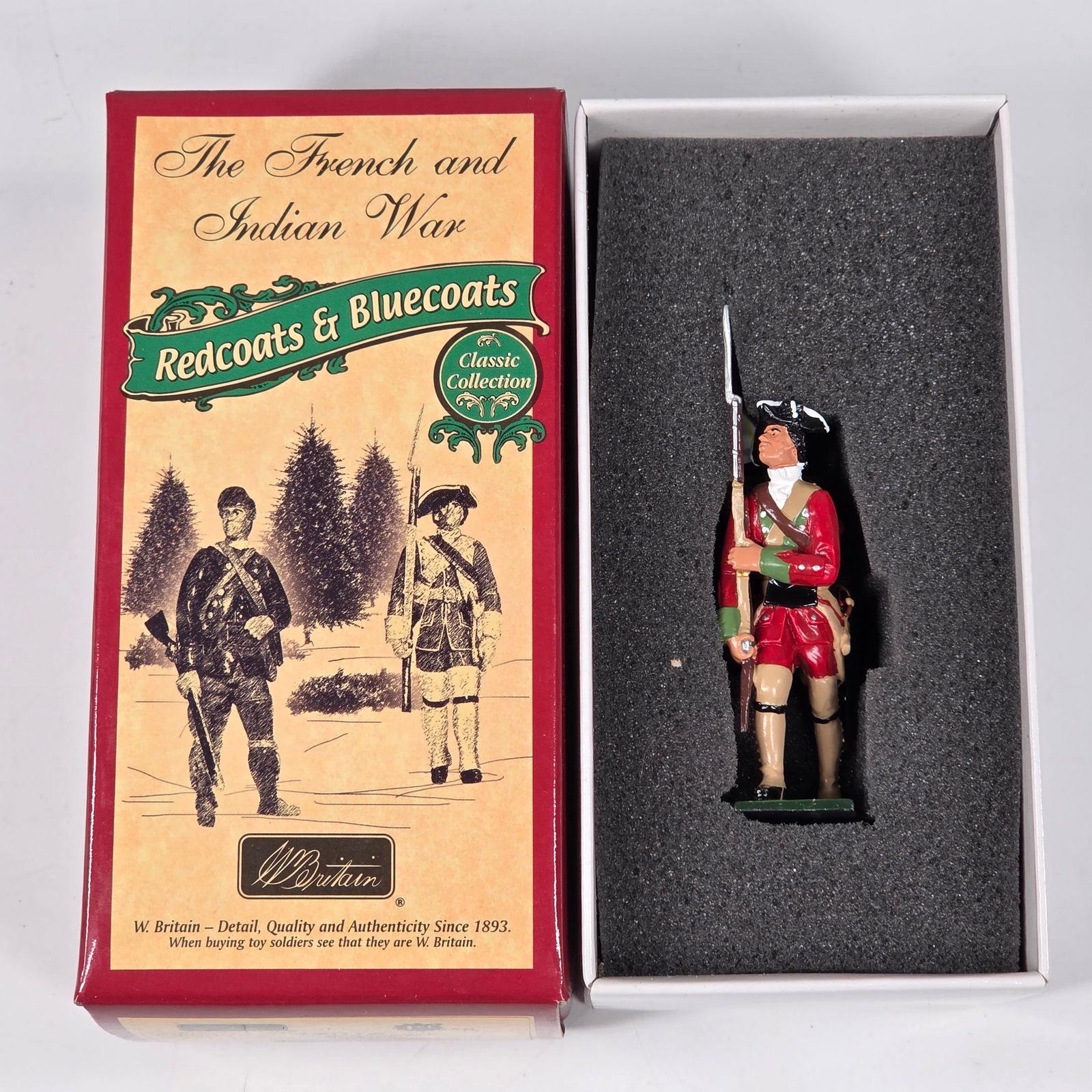 BRITAIN 47016 PROVINCIAL PRIVATE, INDEPENDENT CO. 1755: REMAINS IN EXCELLENT CONDITION WITH BOX.