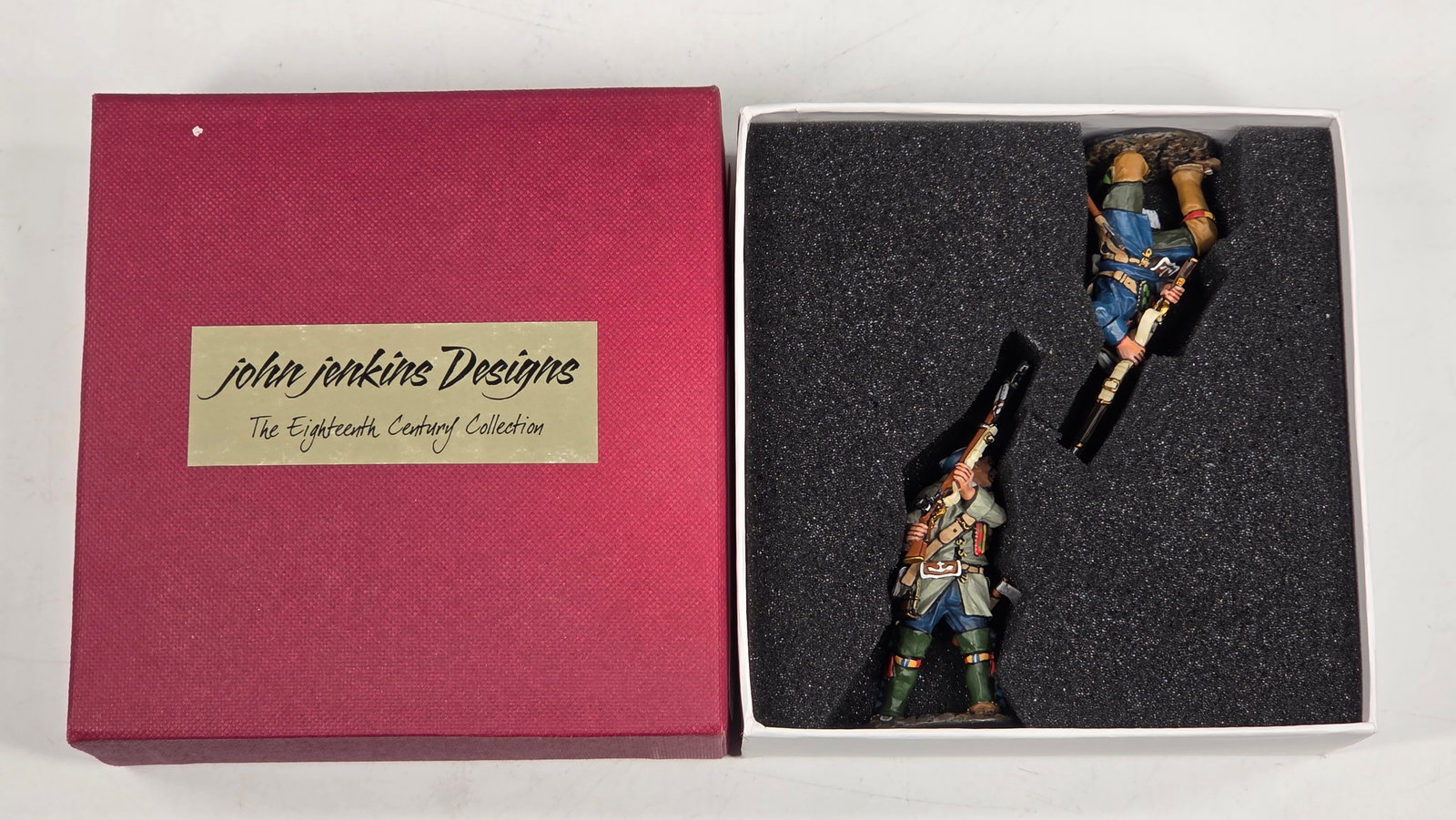 JOHN JENKINS DESIGNS FRENCH MARINES IN CAMPAIGN DRESS: REMAINS IN EXCELLENT CONDITION WITH BOX.