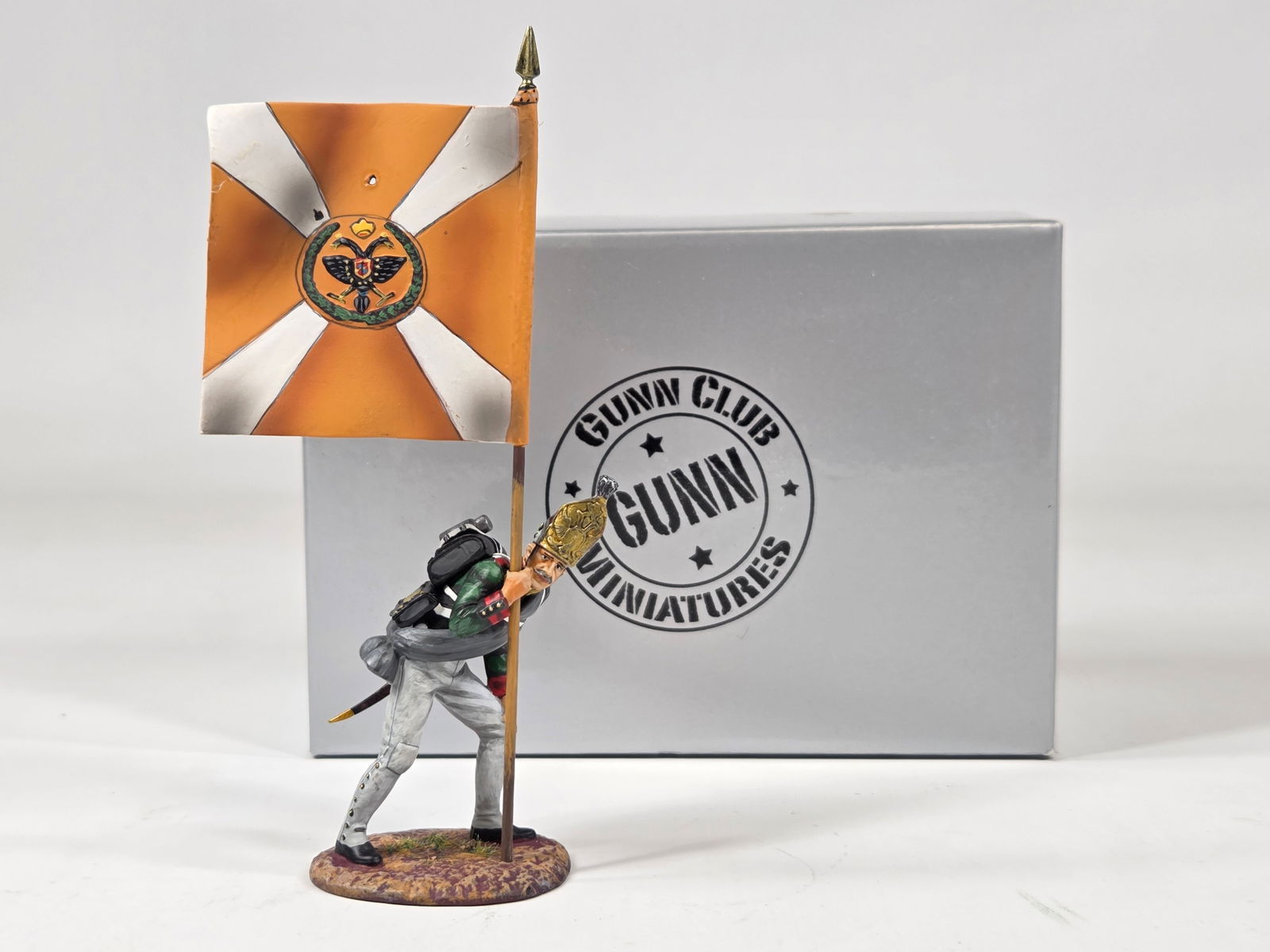 THOMAS GUNN MINIATURES NAP053 SOLDIER: REMAINS IN EXCELLENT CONDITION WITH BOX.