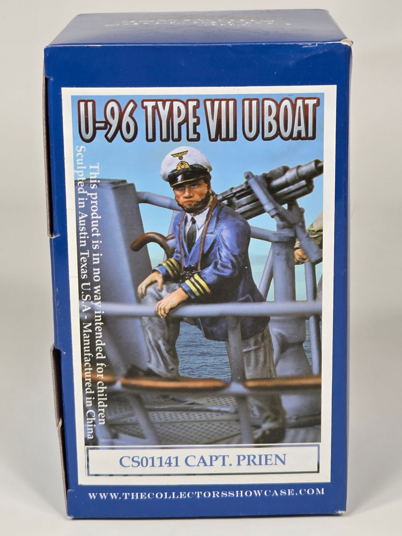 THE COLLECTORS SHOWCASE CS01141 U BOAT CAPT. PRIEN: REMAINS IN EXCELLENT CONDITION WITH BOX.