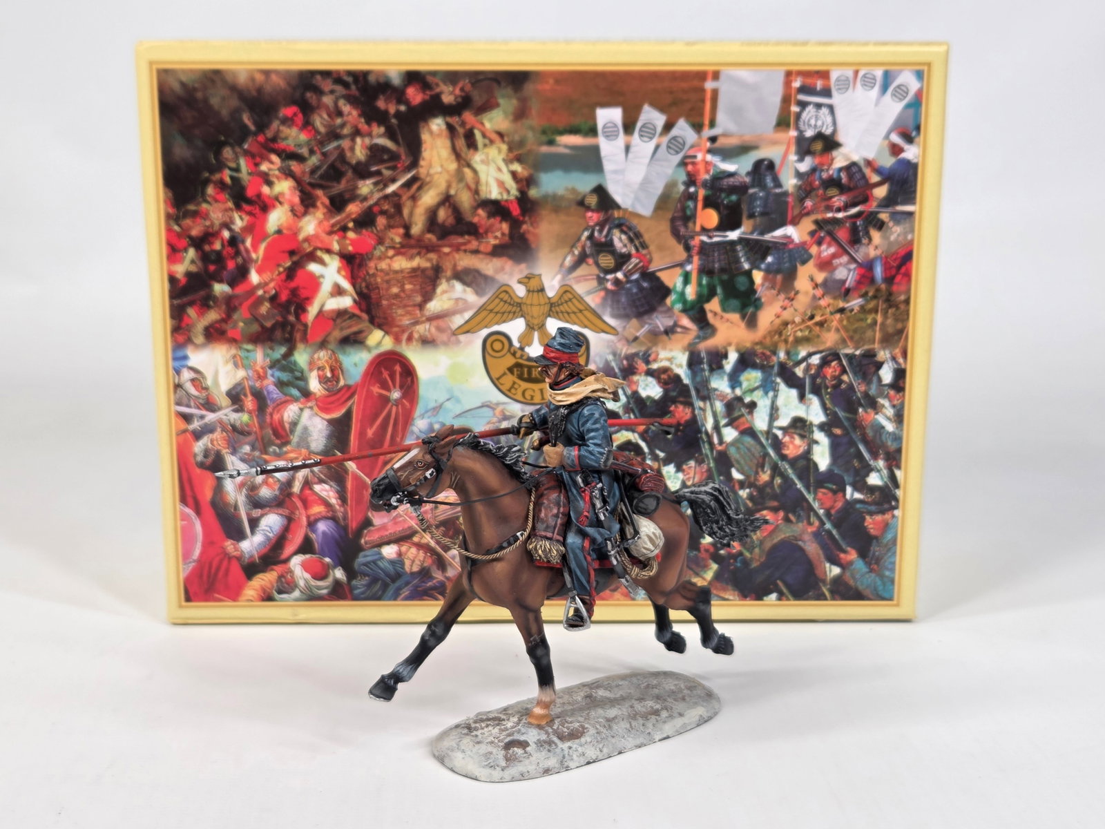 FIRST LEGION NAP0516 MOUNTED SOLDIER: REMAINS IN EXCELLENT CONDITION WITH BOX.