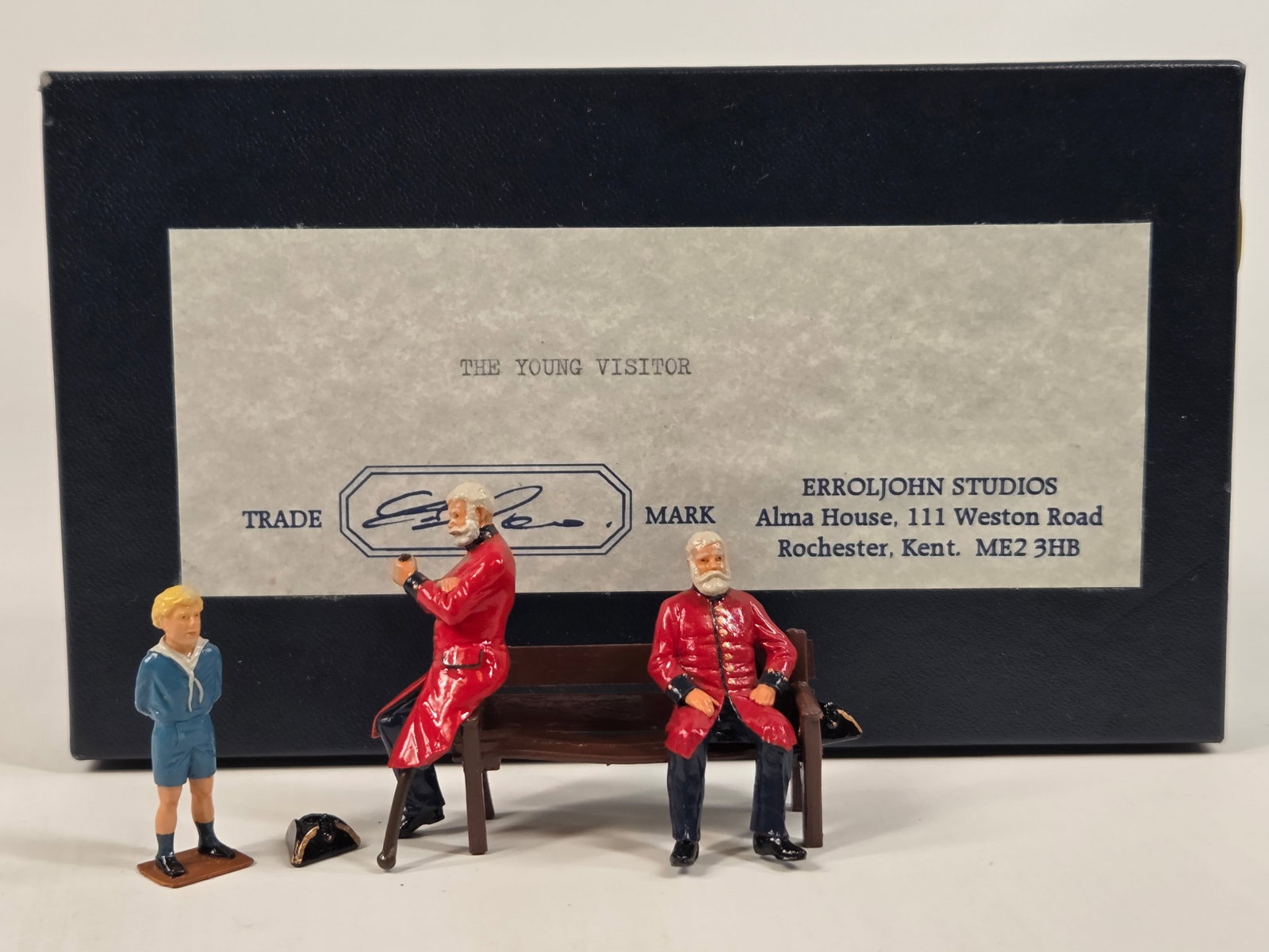 ERROL JOHN STUDIOS THE YOUNG VISITOR SET: SET REMAINS IN EXCELLENT CONDITION.