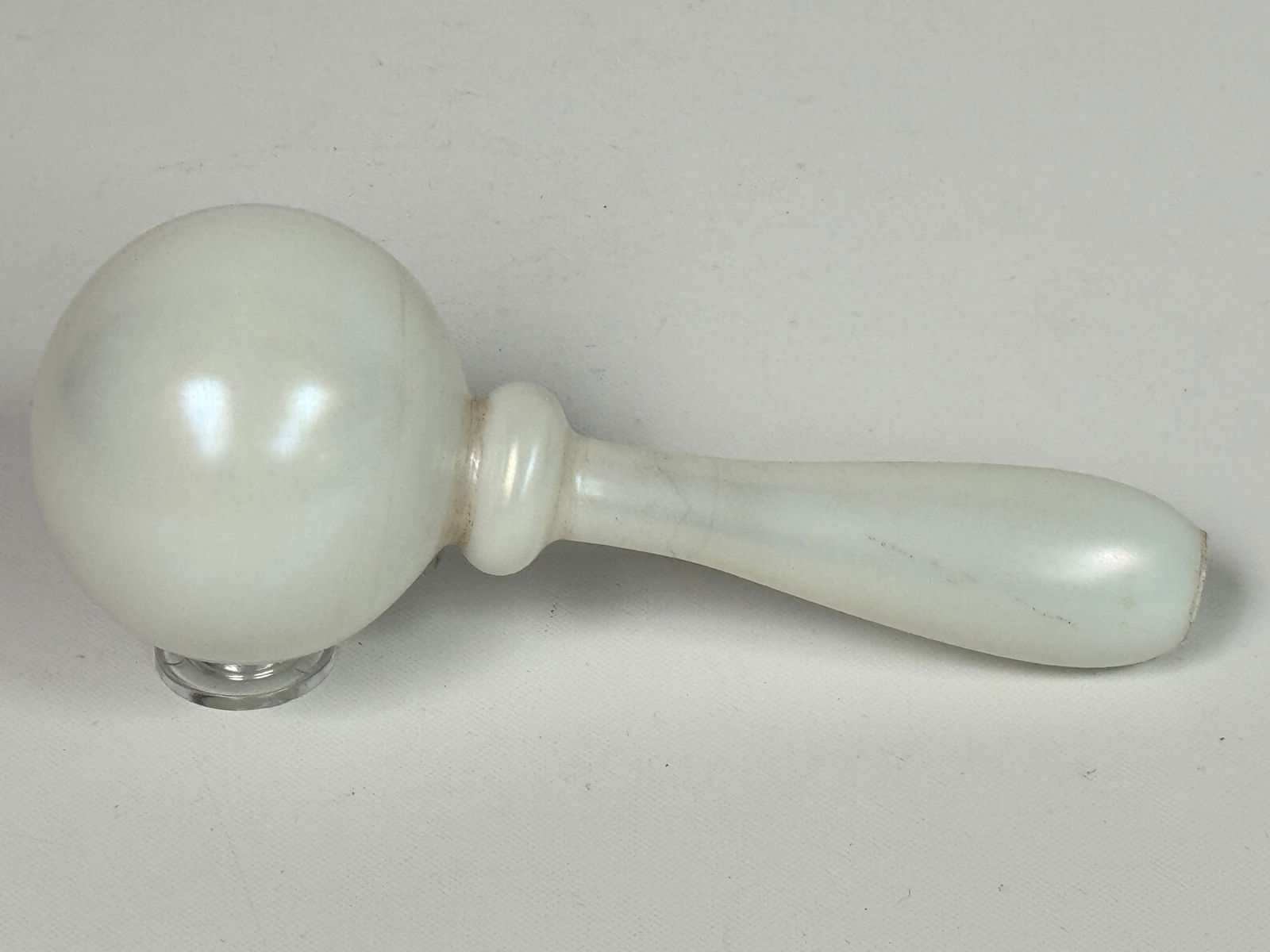 ANTIQUE OPALESCENT GLASS HAND BLOWN SOCK DARNER (1 of 3)