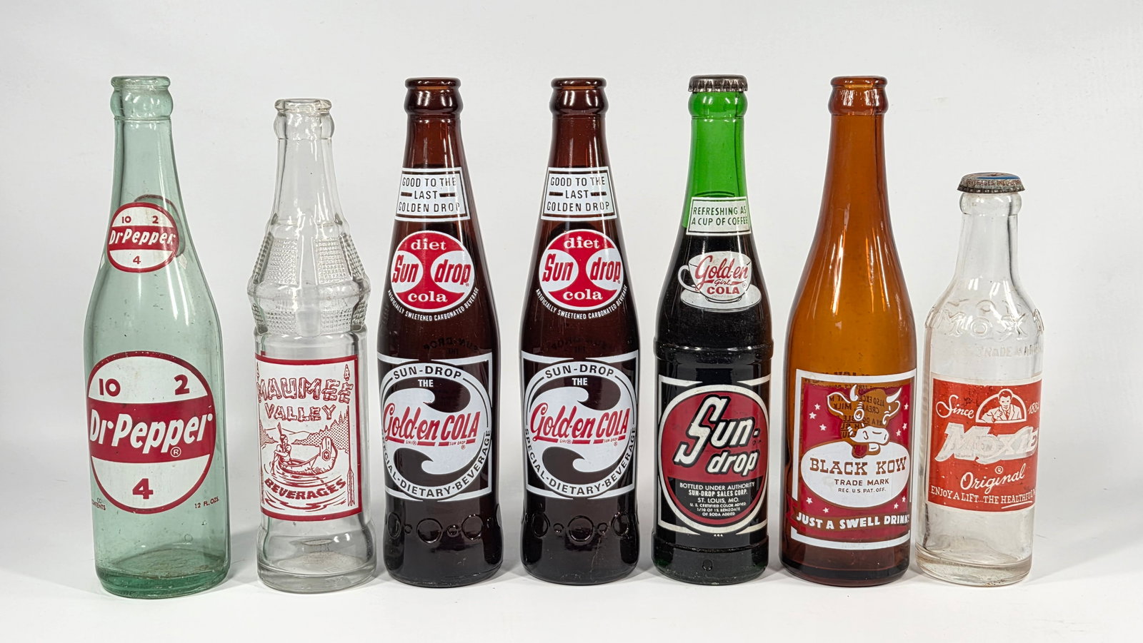 7) VARIOUS BRAND SODA BOTTLES (1 of 4)