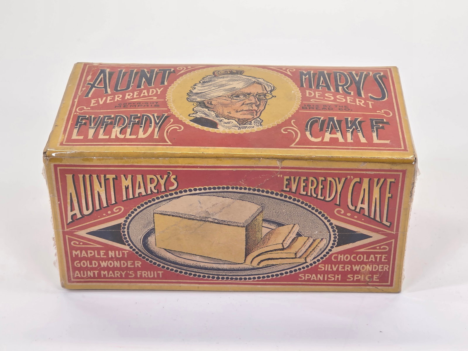 AUNT MARY'S EVEREDY CAKE ADVERTISING BOX (1 of 3)