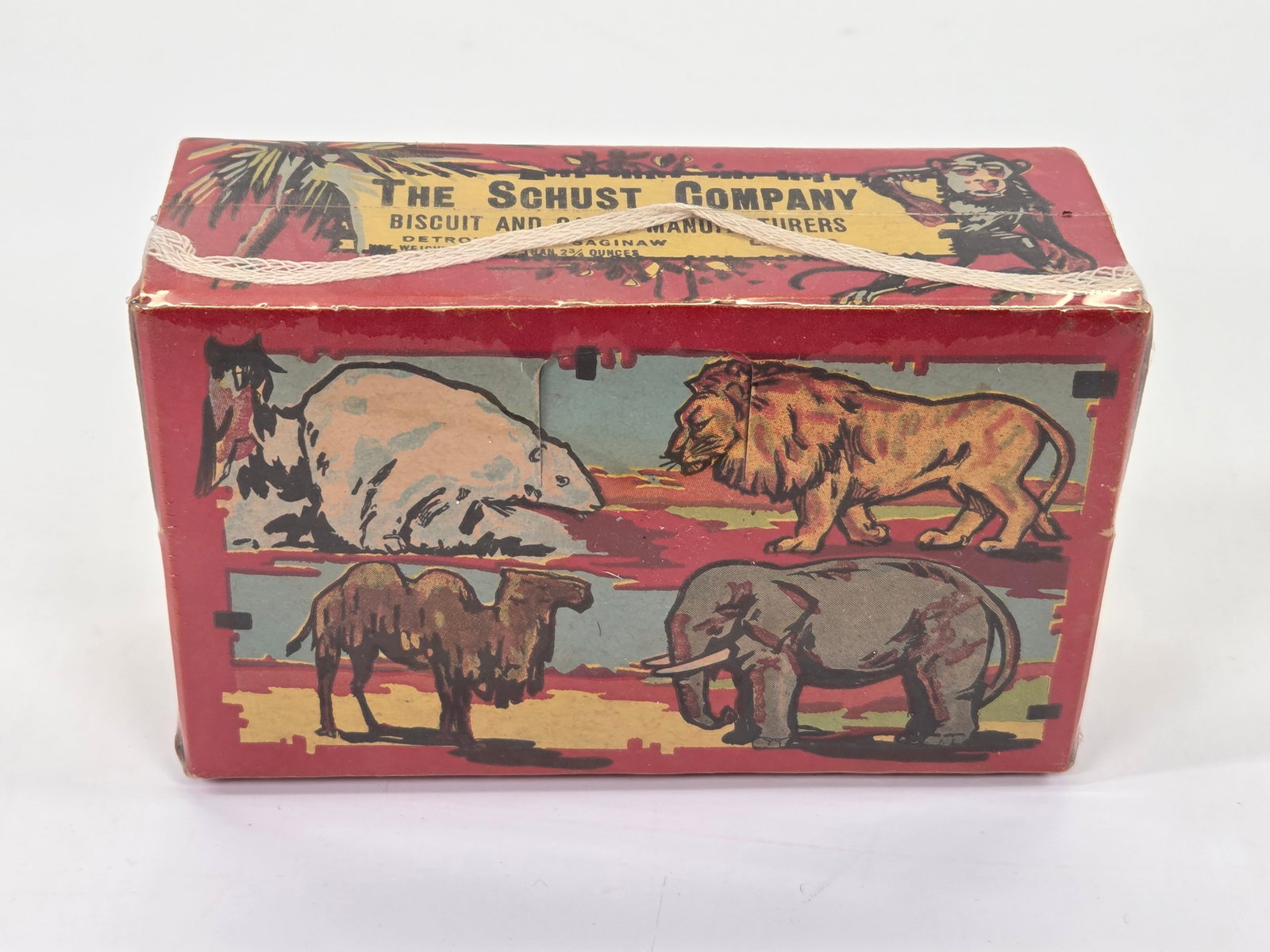 THE SCHUST COMPANY EMPTY ANIMAL CRACKER BOX (1 of 3)