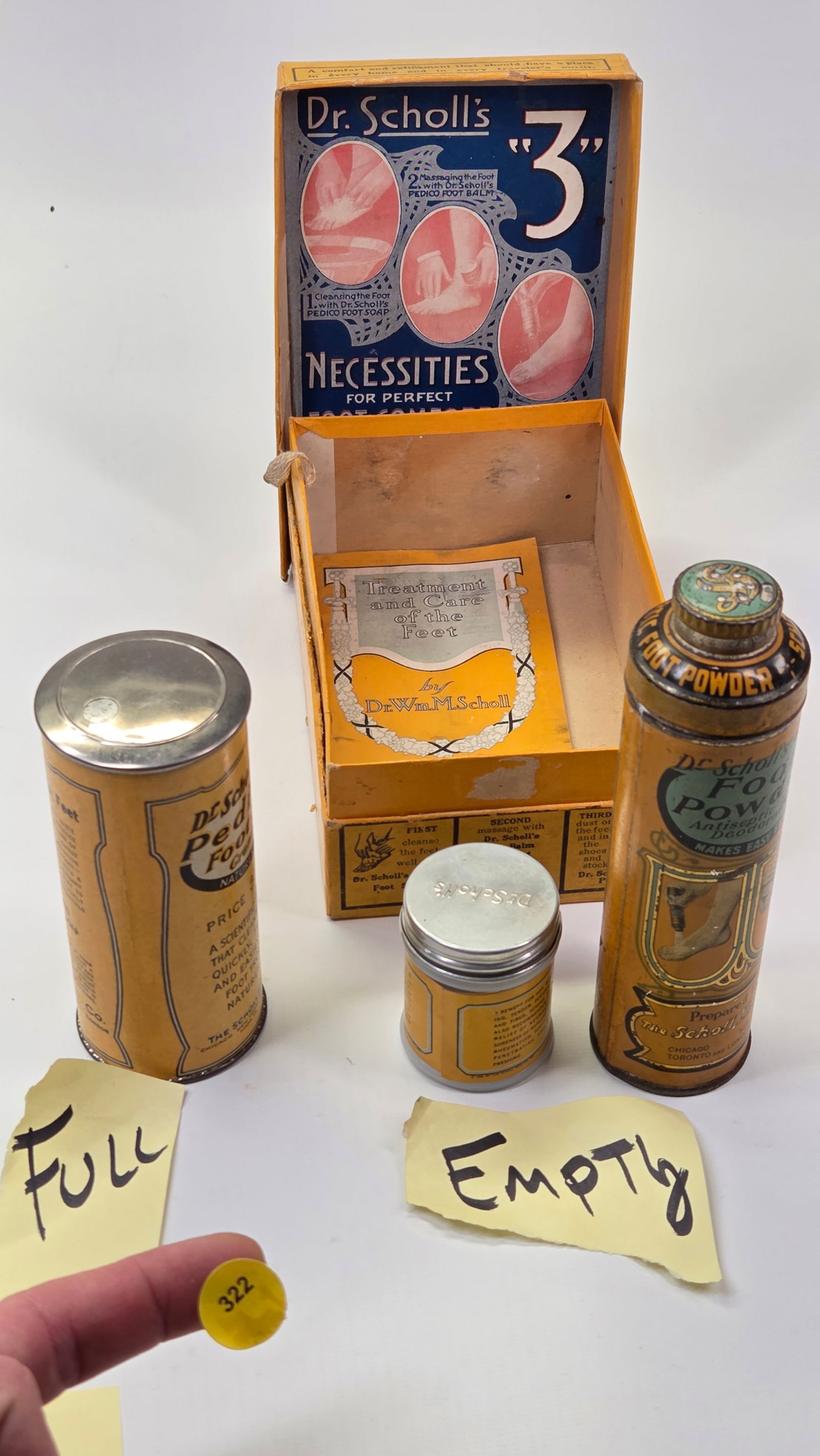 DR. SCHOLL'S COUNTRY STORE DISPLAY PRODUCT BOX (1 of 7)