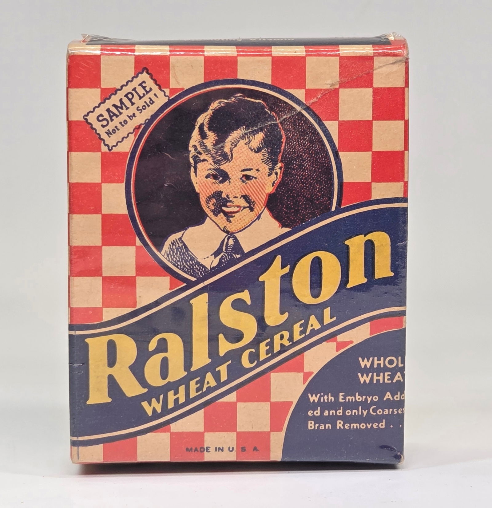 RALSTON WHEAT CEREAL EMPTY SAMPLE BOX (1 of 4)