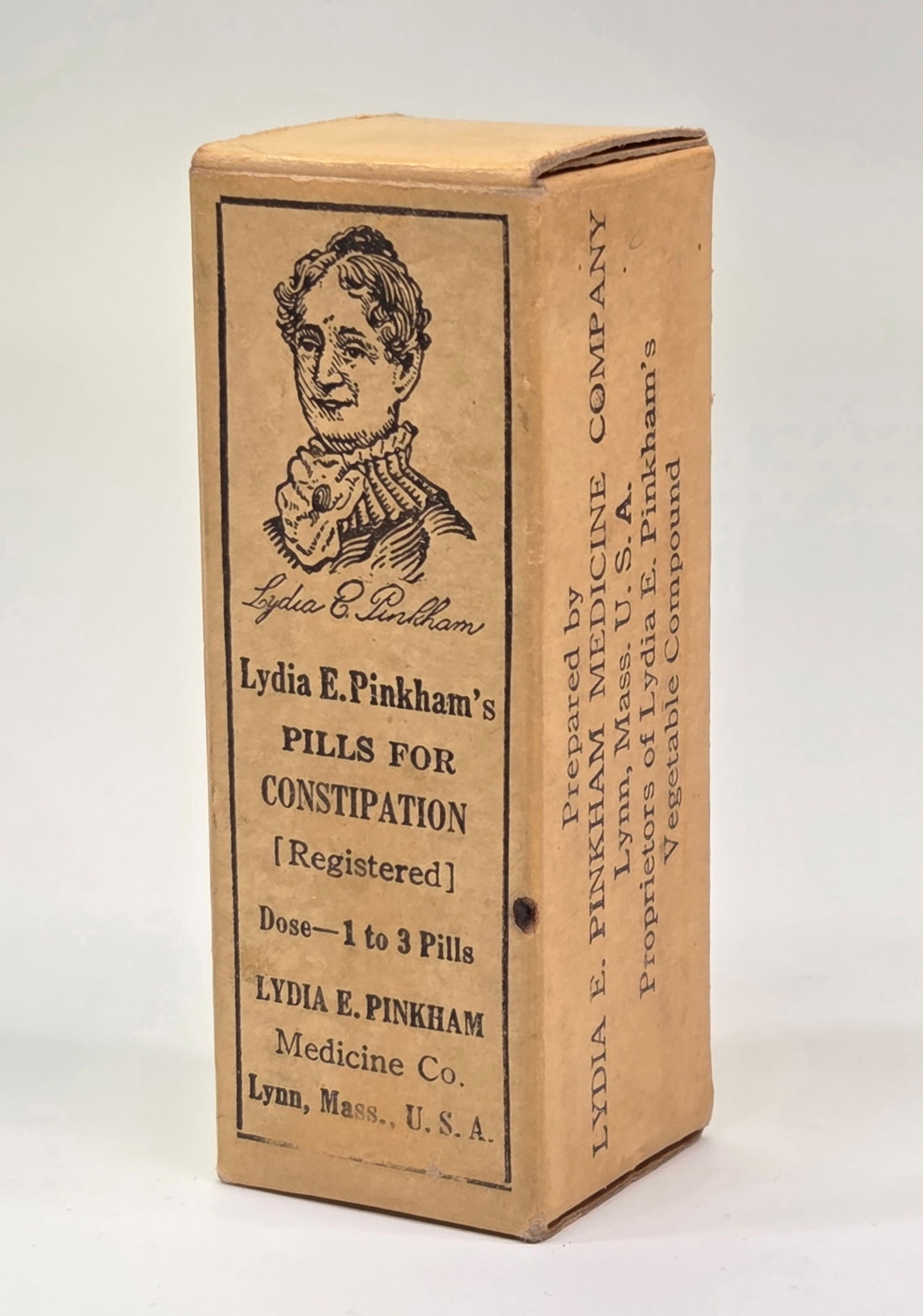LYDIA E. PINKHAM'S PILLS FOR CONSTIPATION BOX (1 of 4)