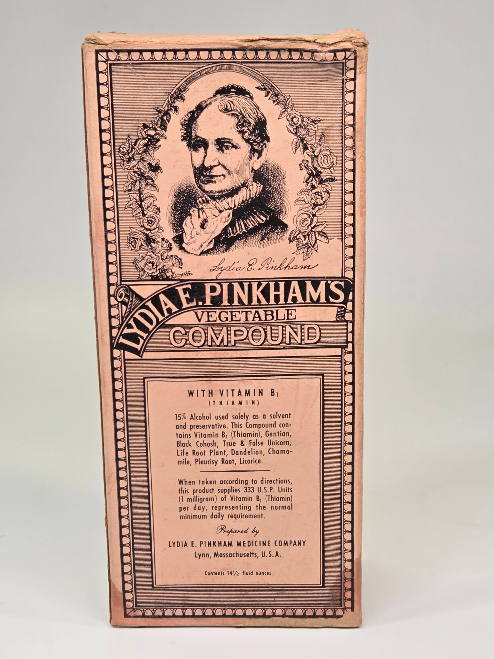 LYDIA E. PINKHAM'S VEGETABLE COMPOUND W/ BOX (1 of 6)