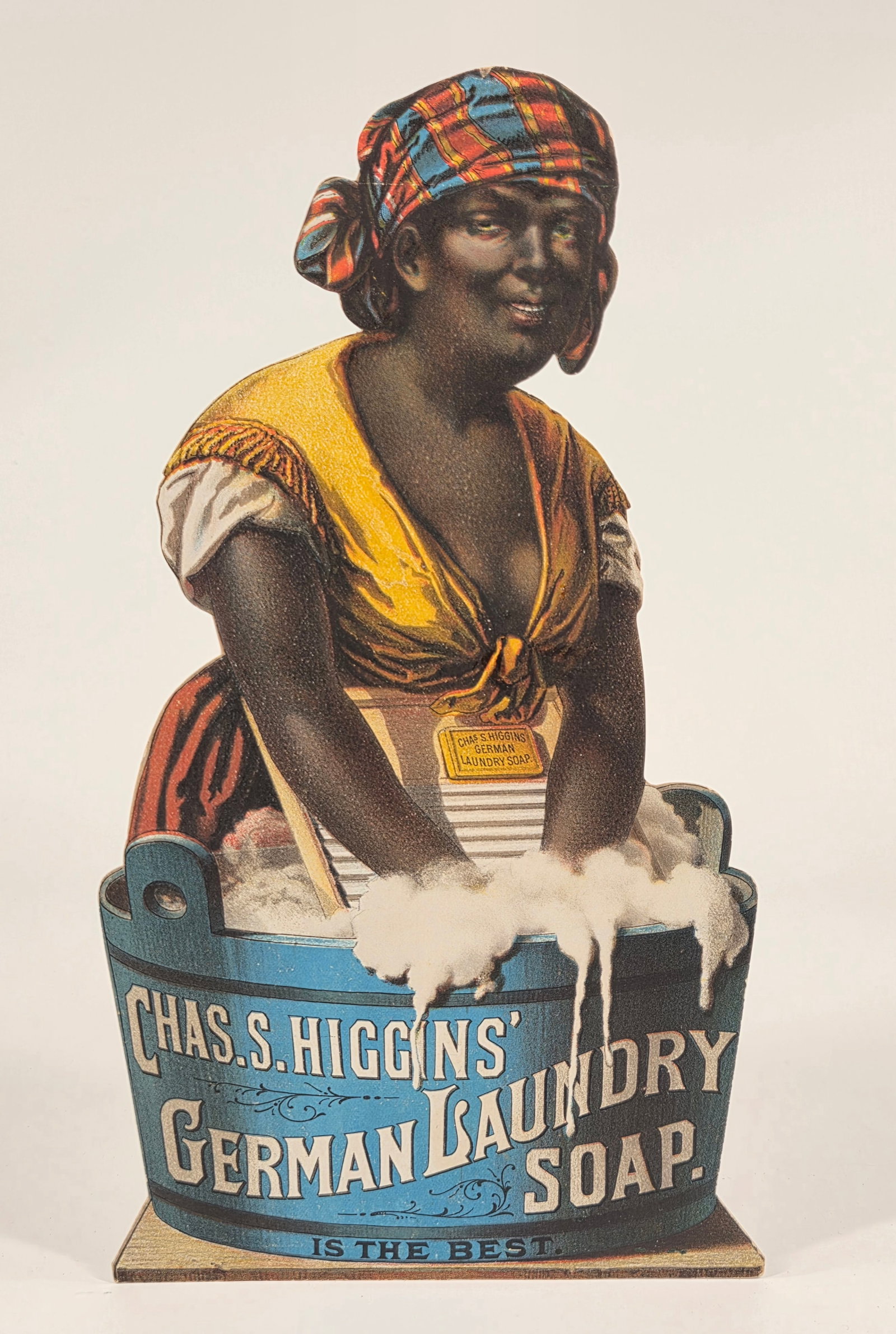 CHAS. S. HIGGINS' GERMAN LAUNDRY SOAP COUNTER DISPLAY (1 of 5)