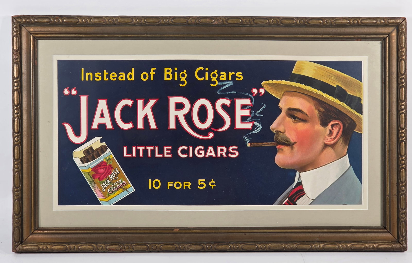 JACK ROSE LITTLE CIGARS FRAMED POSTER (1 of 5)