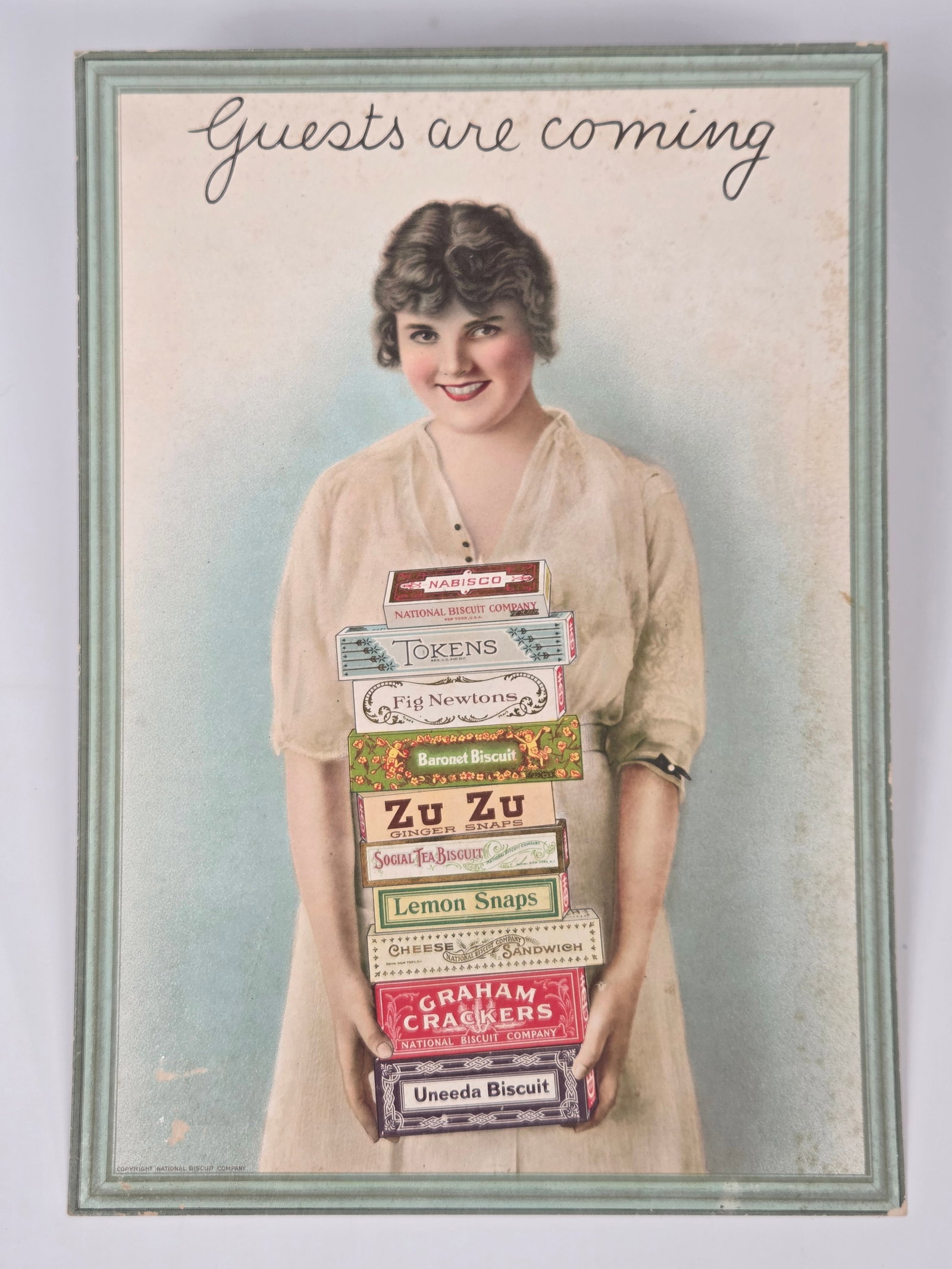 NABISCO GUESTS ARE COMING CARDBOARD SIGN (1 of 4)