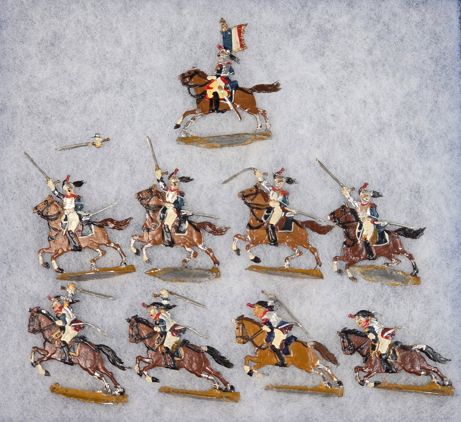 ASSORTMENT OF VARIOUS GERMAN FLAT SOLDIERS (1 of 4)