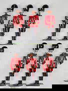 SET OF 6 BRITAIN COLDSTREAM GUARDS: ALL REMAIN IN GOOD CONDITION, SHOWING SOME TYPICAL WEAR.