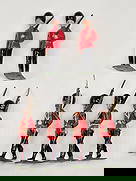 6) VARIOUS BRITAIN GUARDS: ALL REMAIN IN GOOD CONDITION, SHOWING SOME PAINT WEAR.