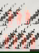 SET OF 7 BRITAIN YEOMEN OF THE GUARD BEEFEATER: ALL REMAIN IN GOOD CONDITION. 2 SHOWING REPAINT.