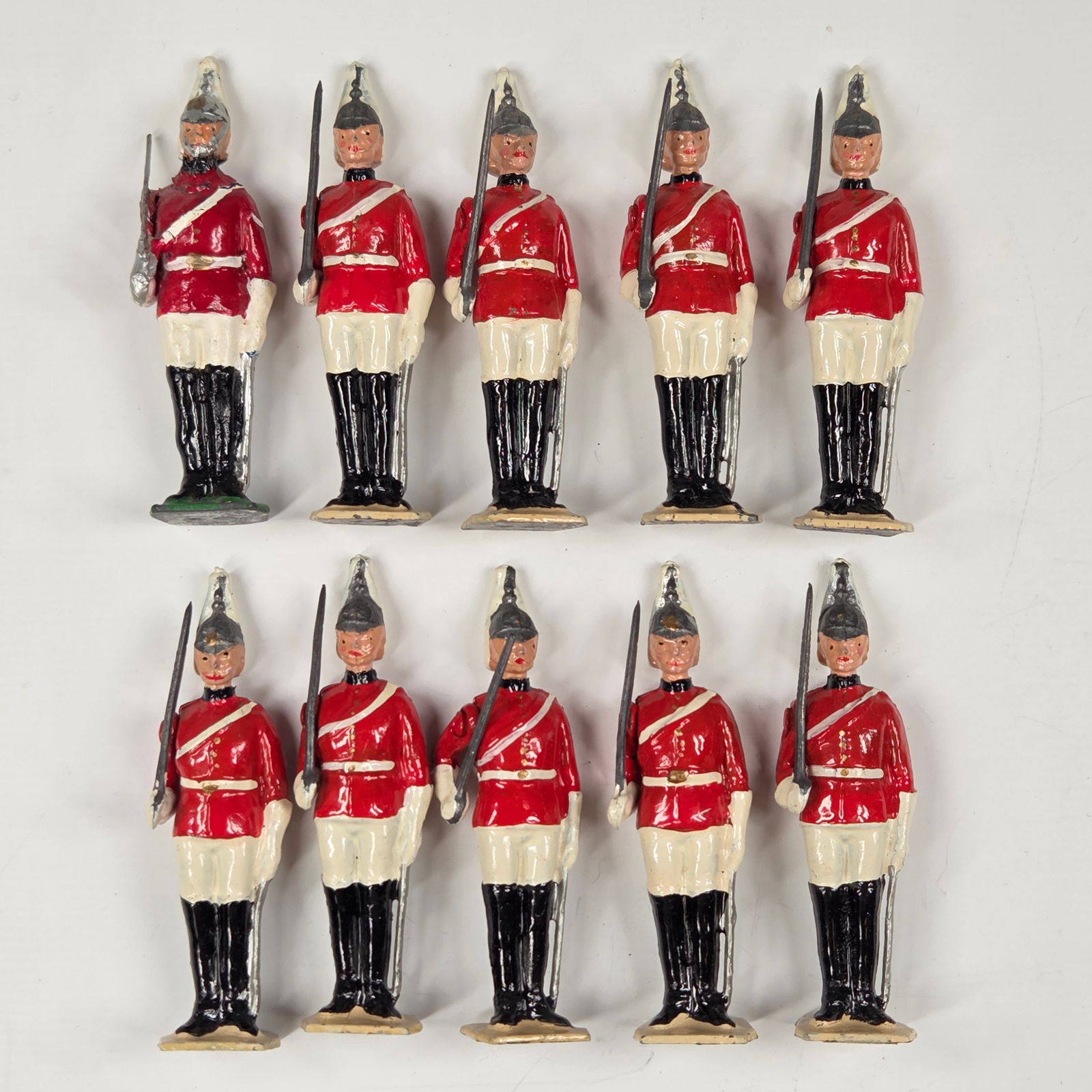 SET OF 10 VINTAGE BRITAINS LEAD LIFE GUARDS (1 of 4)