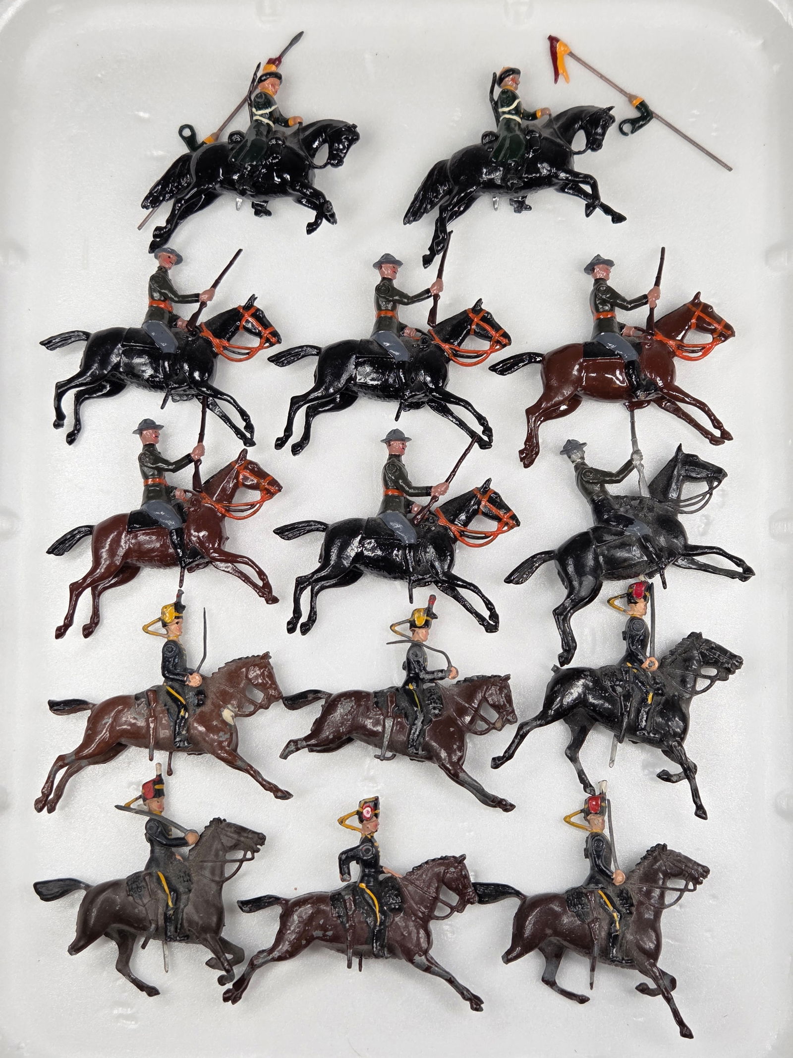 14) VINTAGE BRITAINS MOUNTED CAVALRY (1 of 3)