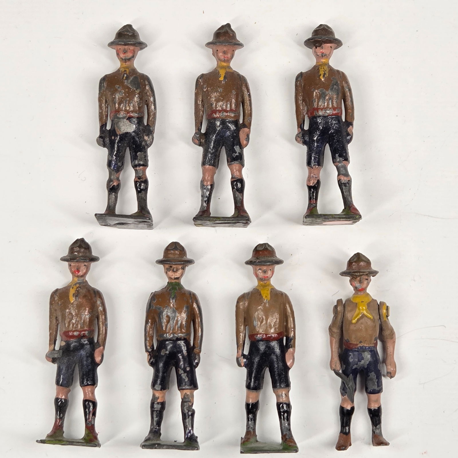 7) VINTAGE BRITAIN LEAD BOY SCOUT (1 of 4)