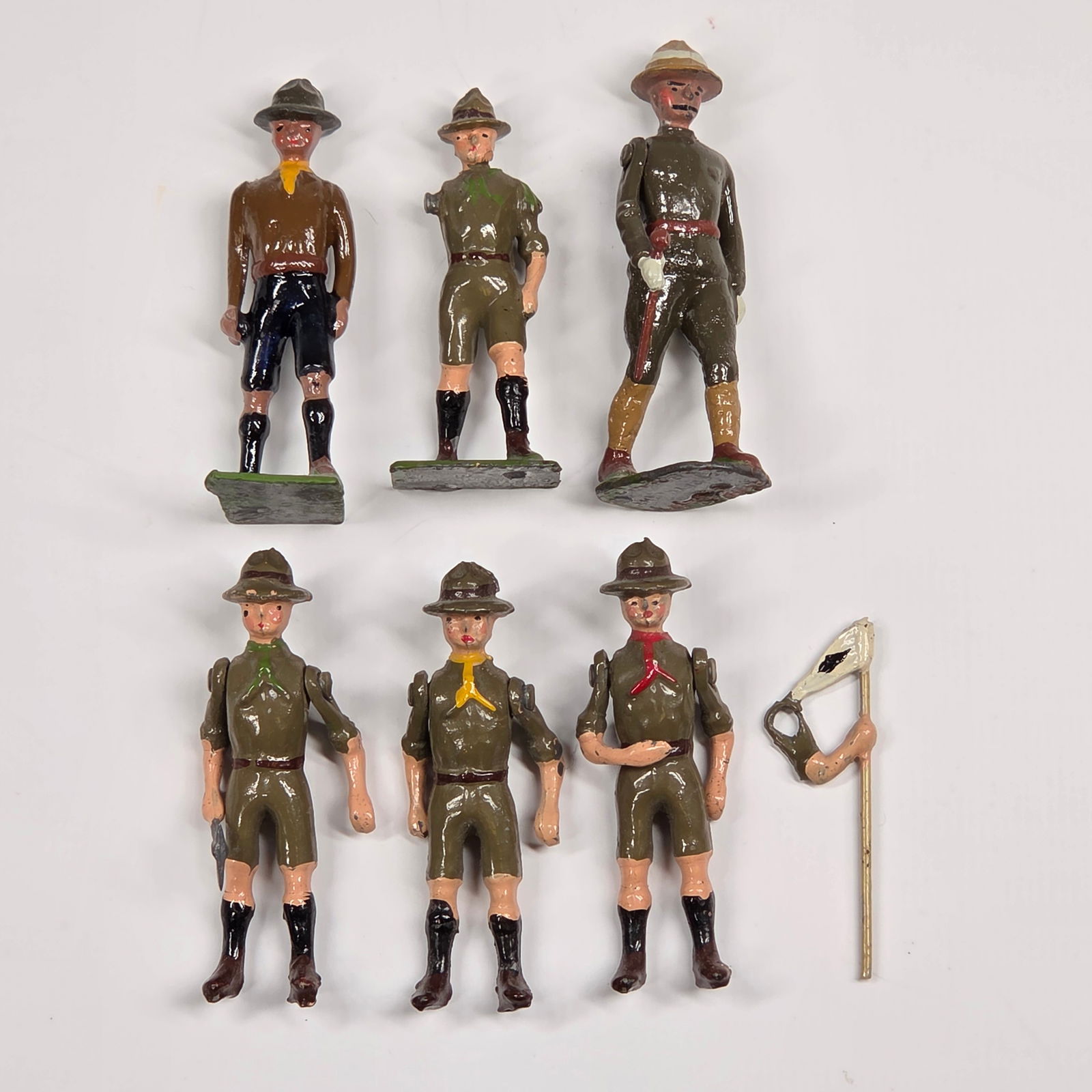 6) VINTAGE BRITAIN LEAD BOY SCOUT (1 of 4)