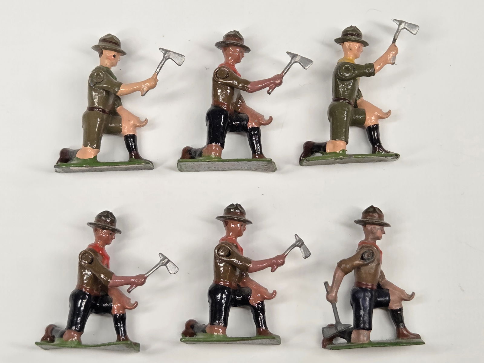 6) VINTAGE BRITAIN LEAD BOY SCOUT (1 of 4)