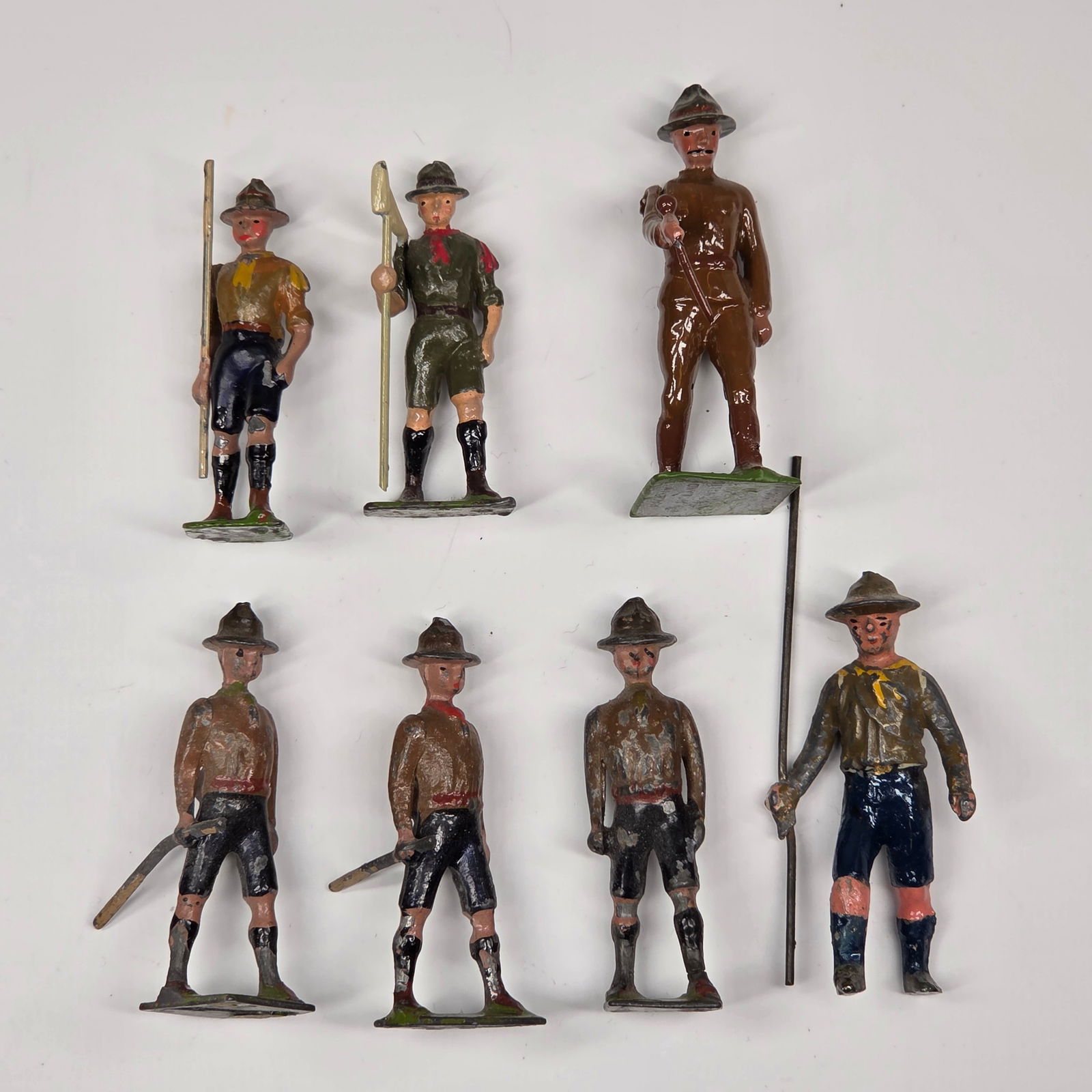 7) VINTAGE BRITAIN LEAD BOY SCOUT (1 of 6)