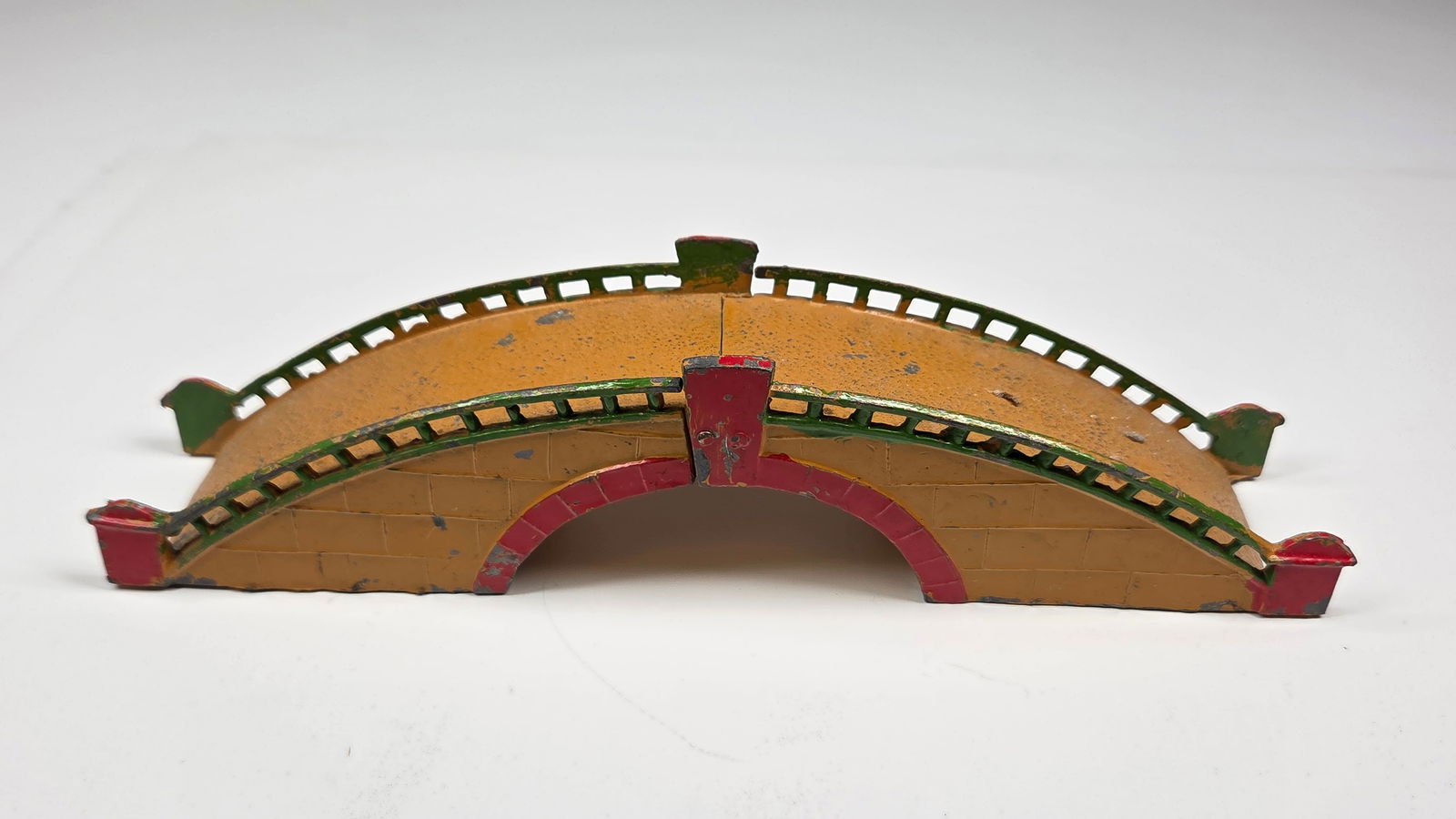 ANTIQUE HAND PAINTED LEAD BRIDGE (1 of 4)