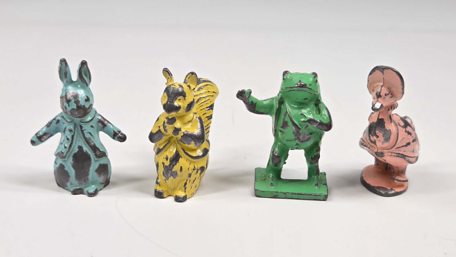 4) VINTAGE LEAD PAINTED NURSERY RHYME ANIMALS (1 of 3)