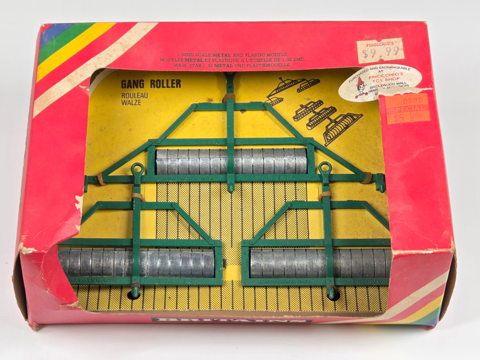 VINTAGE BRITAINS 9554 GANG ROLLER W/ BOX (1 of 5)