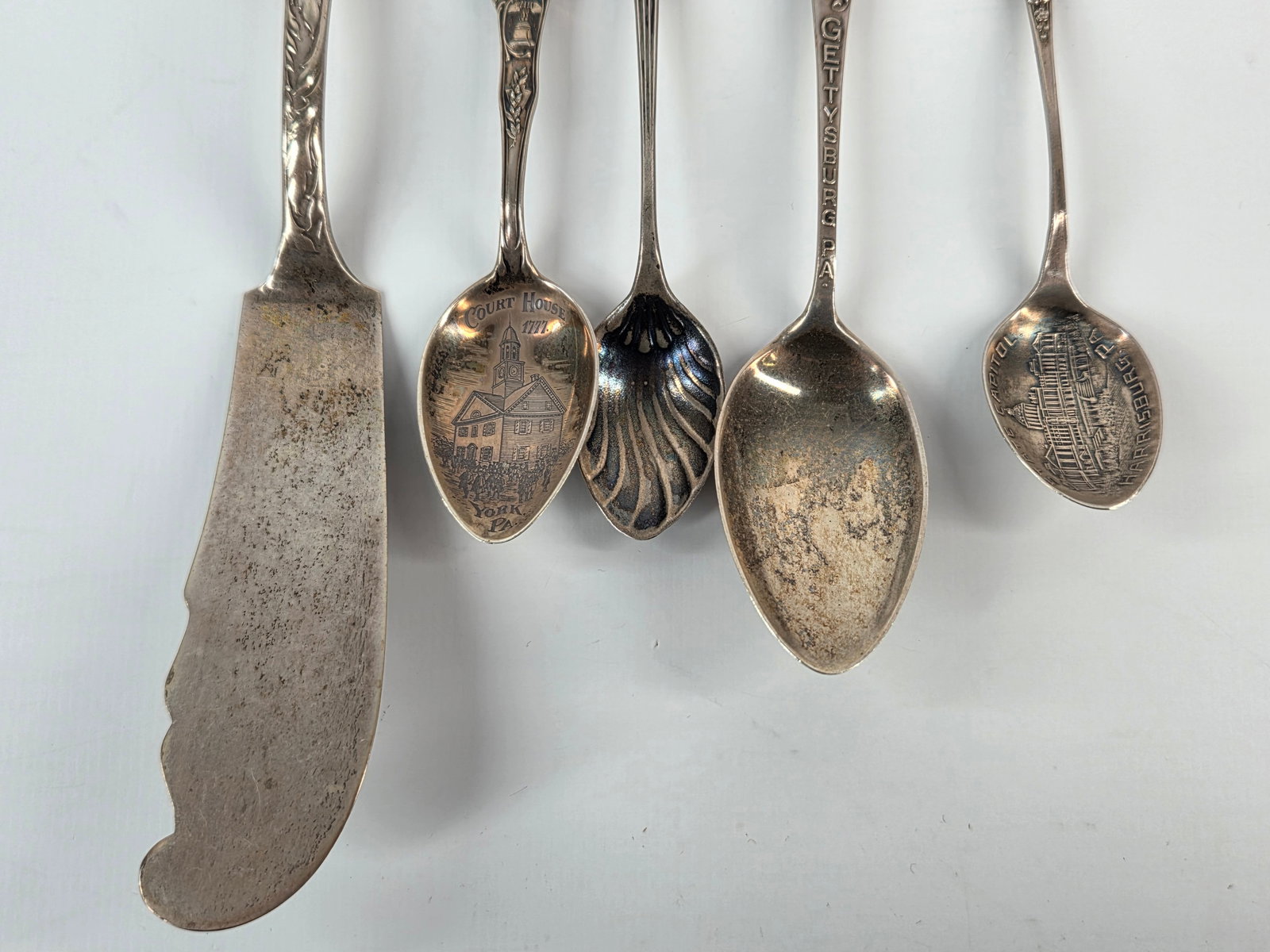 5) VARIOUS STERLING SILVER FLATWARE - 3