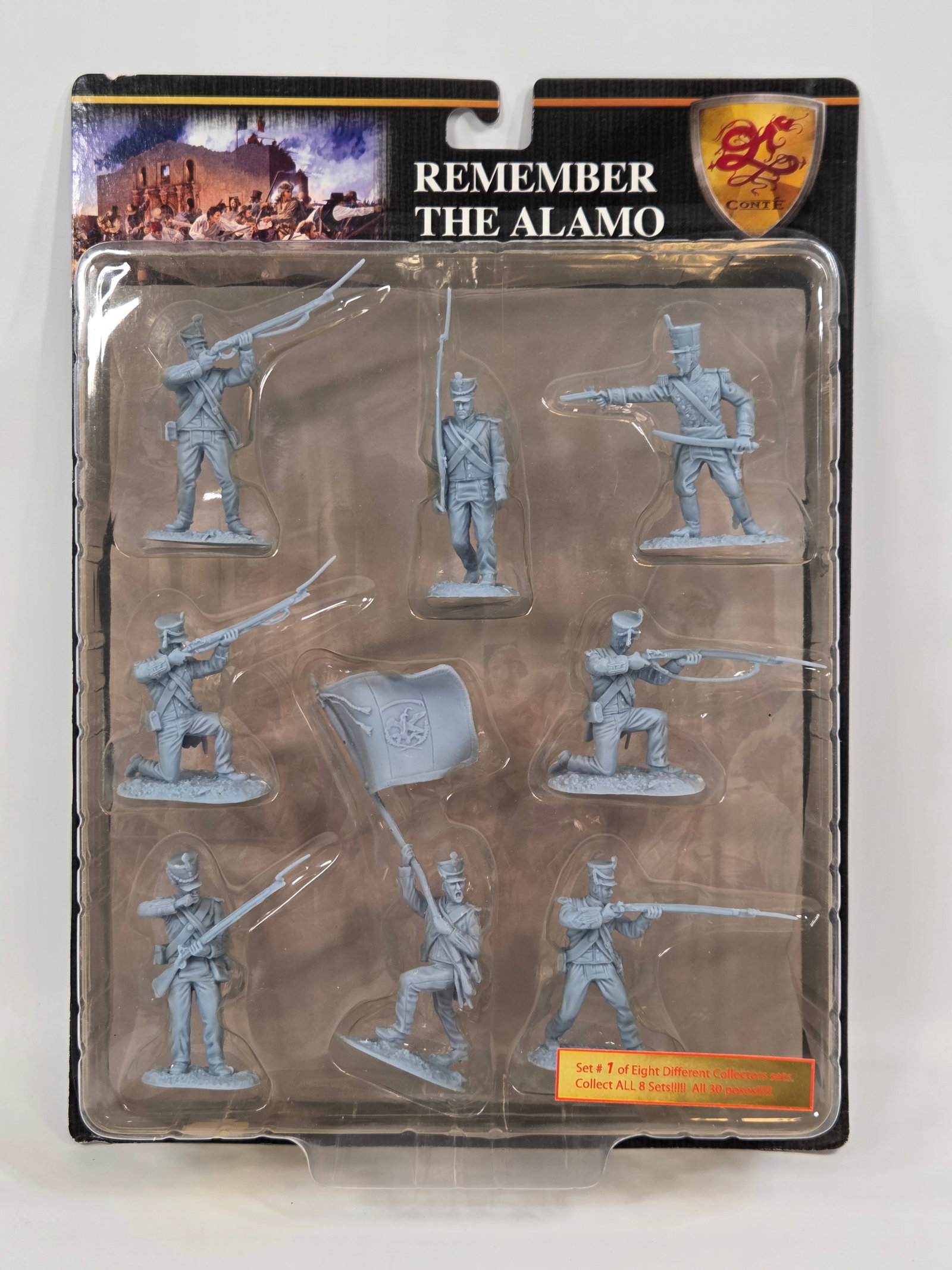 CONTE REMEMBER THE ALAMO FIGURES NIP (1 of 2)