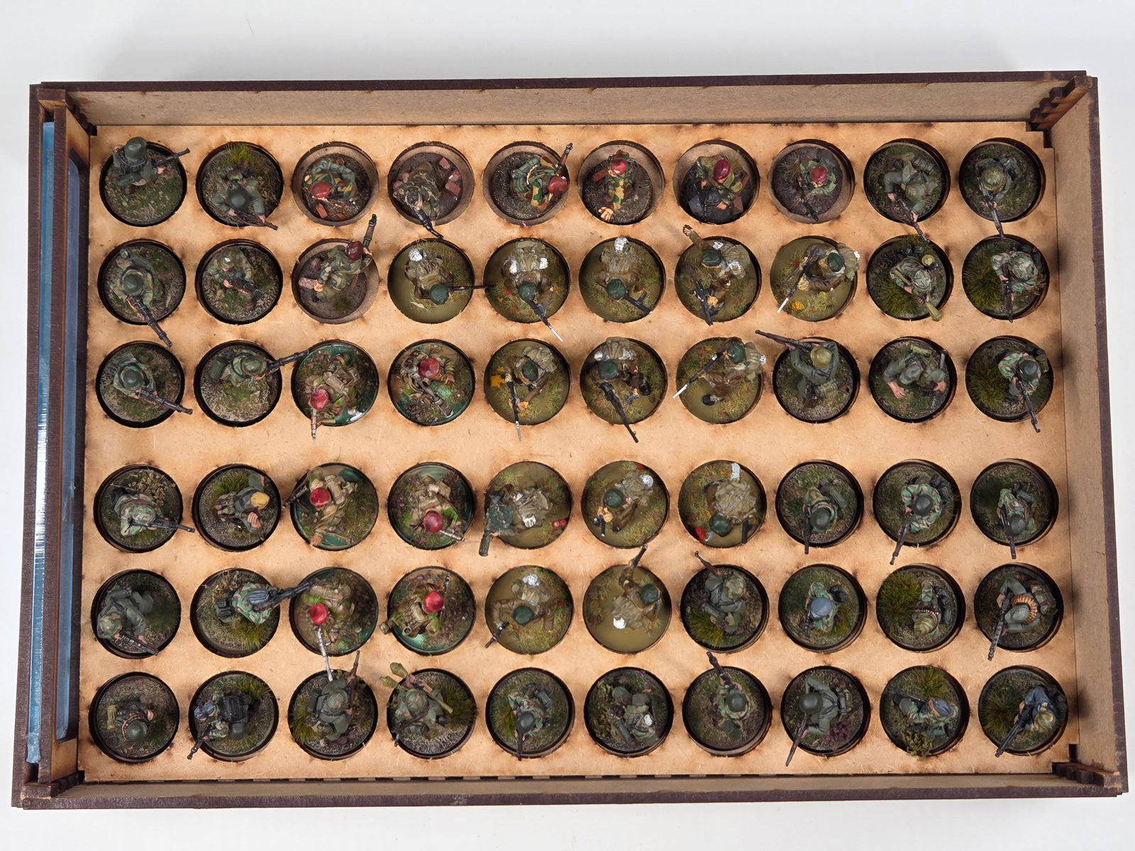 60) CUSTOM MINIATURE WAR GAME FIGURES (1 of 7)