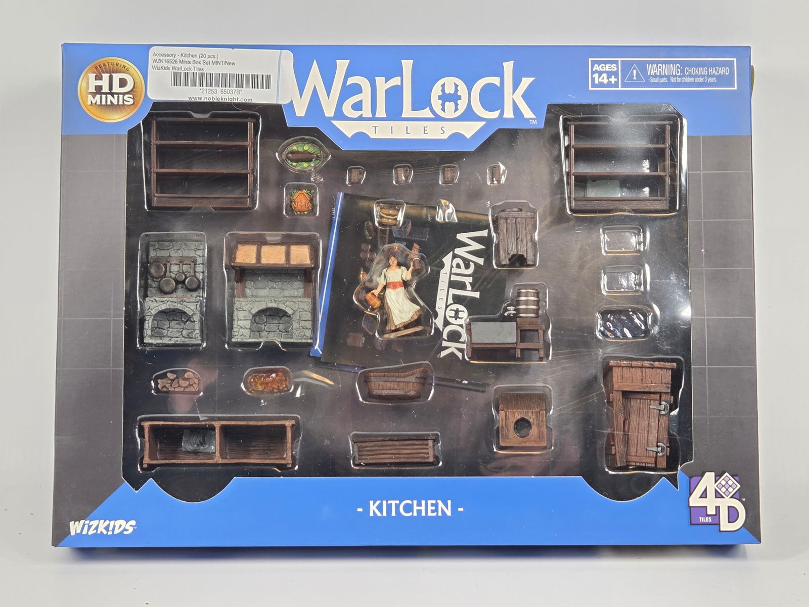 HD MINIS WARLOCK TILES KITCHEN SET NIB: REMAINS NEW IN BOX.