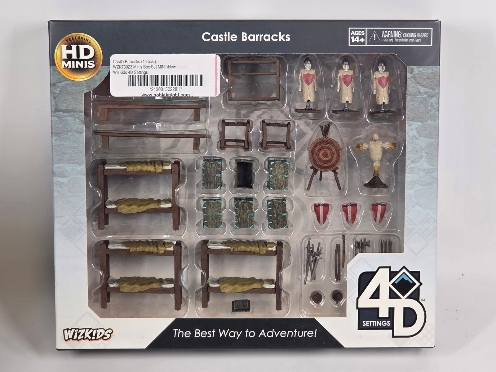 HD MINIS WARLOCK TILES CASTLE BARRACKS SET NIB (1 of 2)