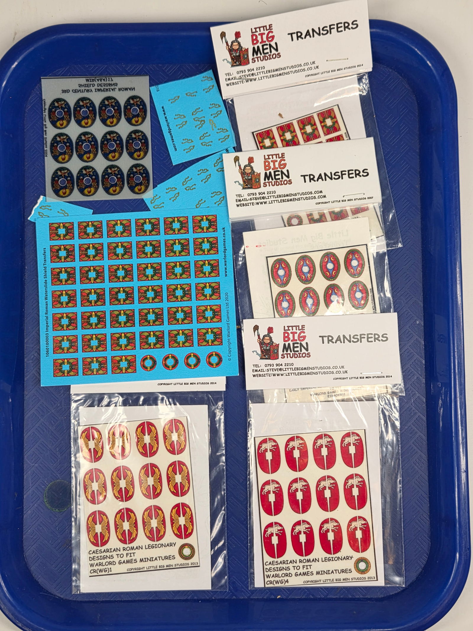 VARIOUS WAR GAMING SOLDIERS TRANSFERS DECALS: ALL REMAIN IN VERY GOOD UNUSED CONDITION.