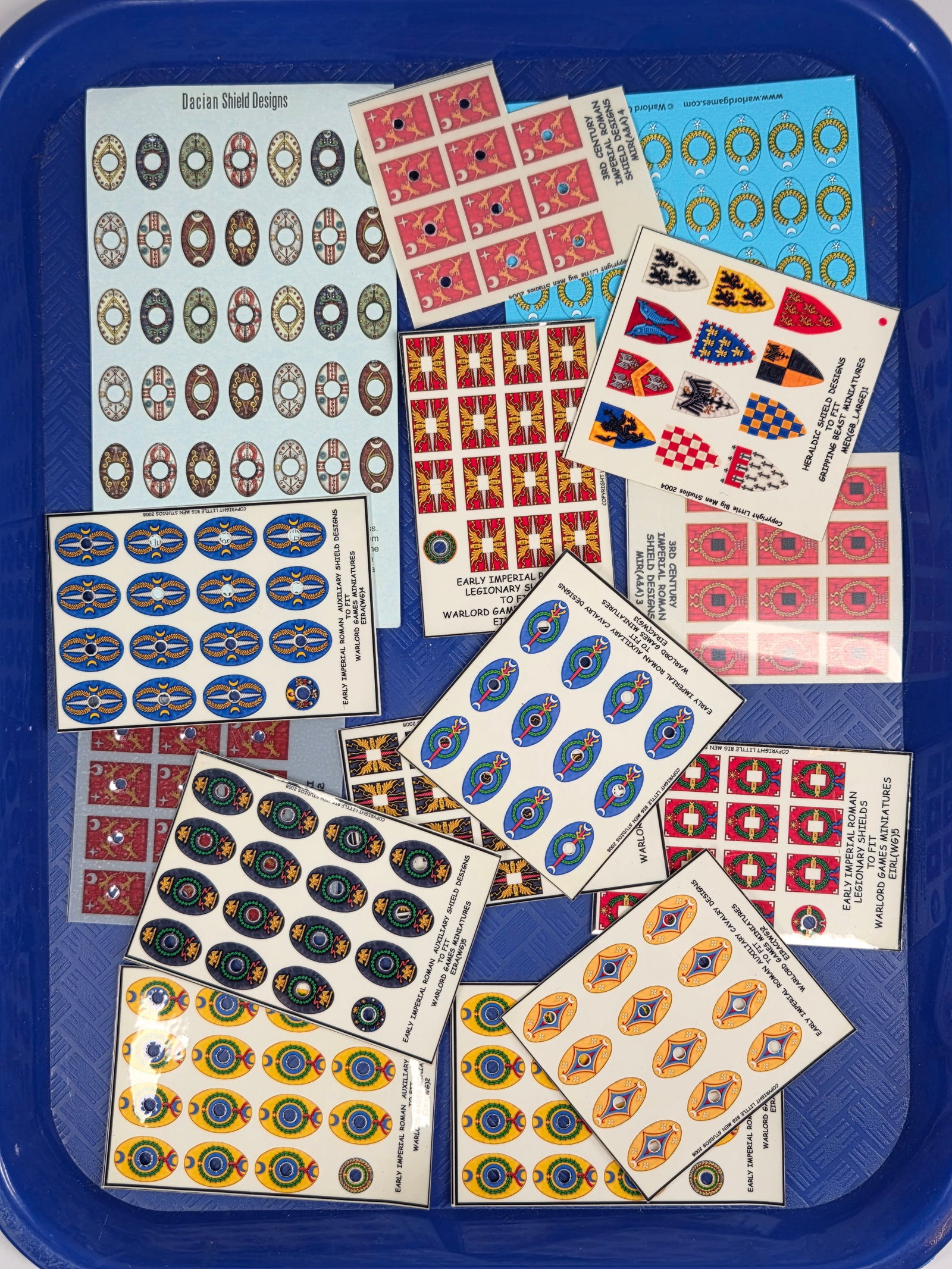 VARIOUS WAR GAMING SOLDIERS TRANSFERS DECALS (1 of 3)