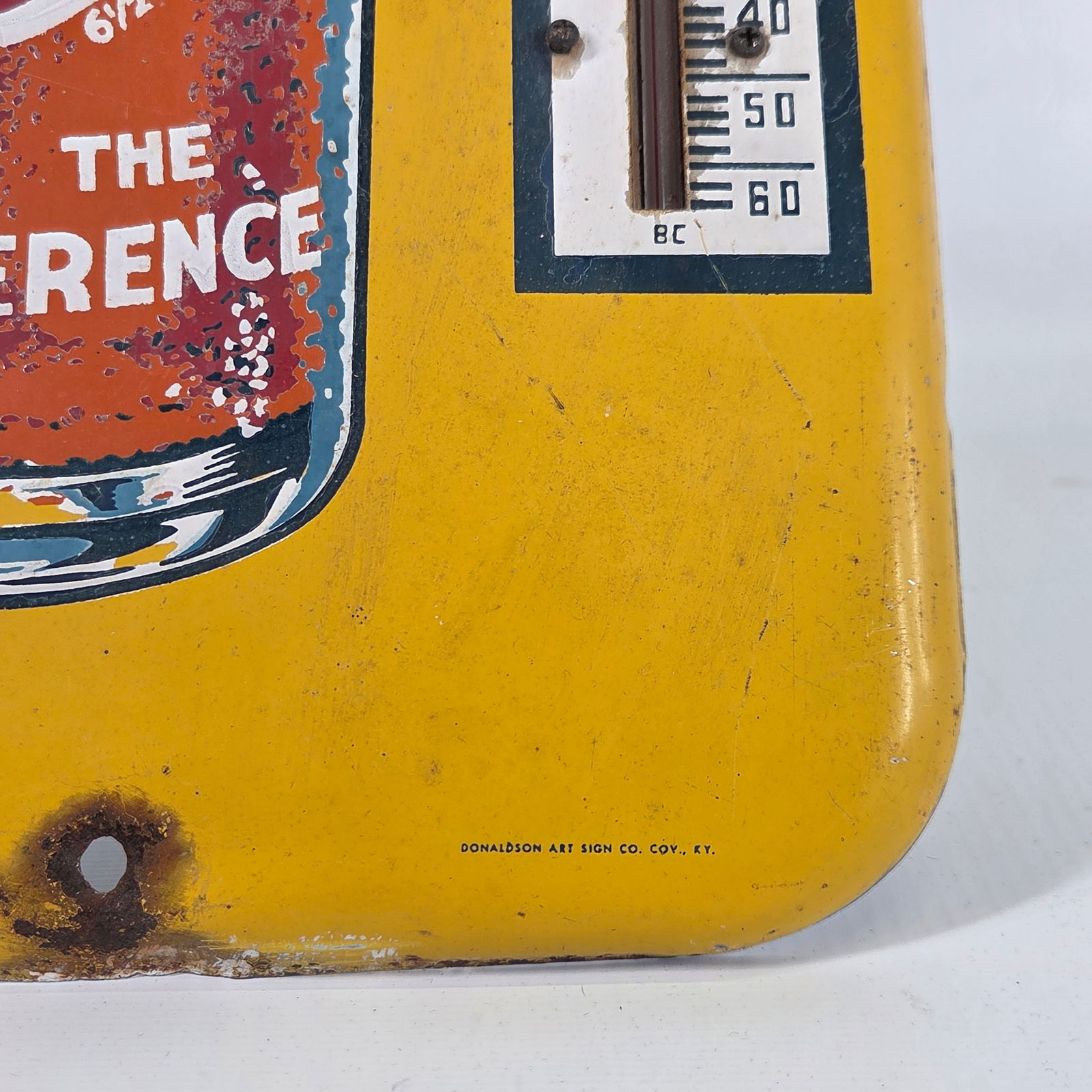 BUFFALO ROCK GINGER ALE ADVERTISING THERMOMETER - 4