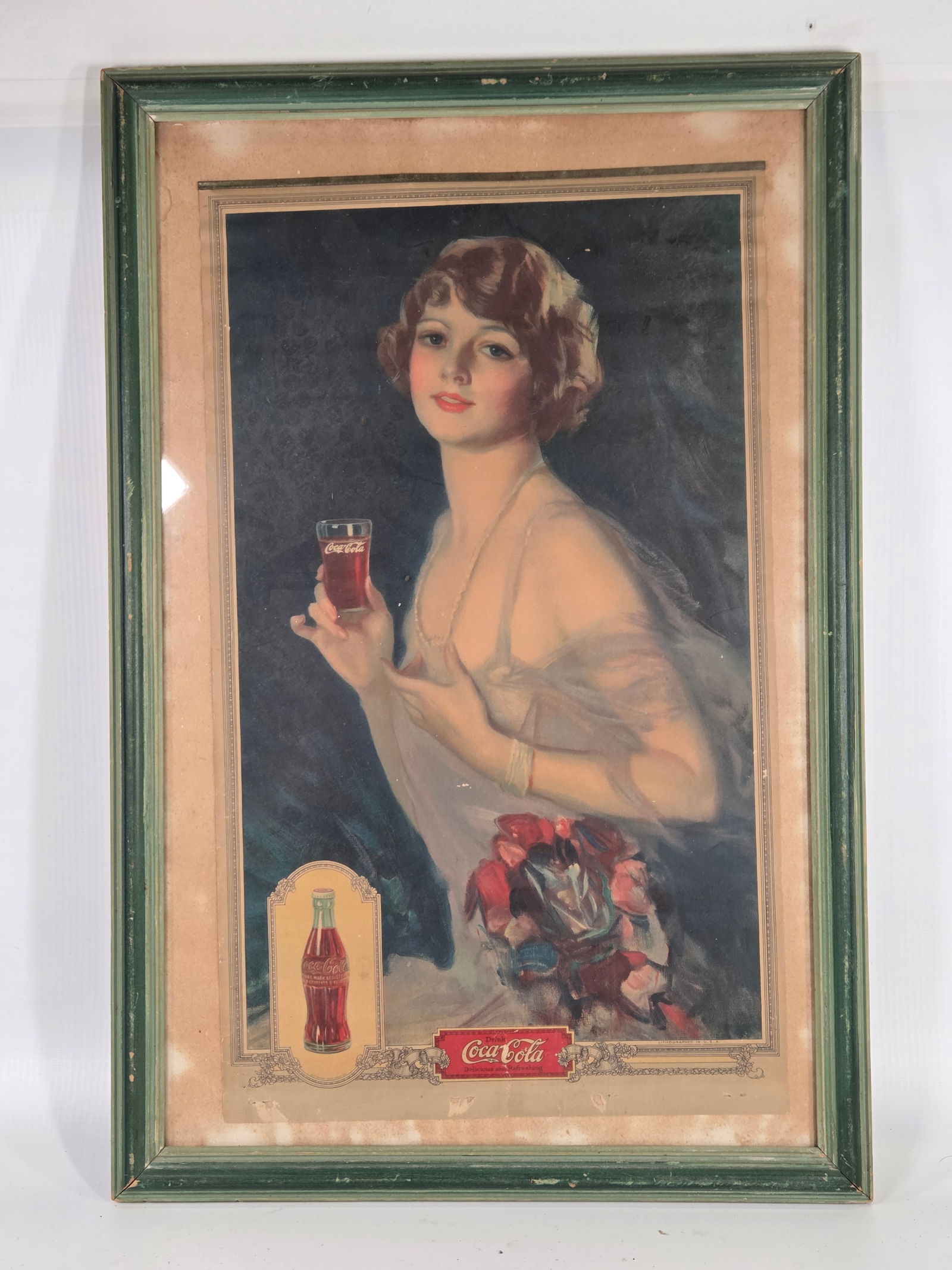 ANTIQUE COCA COLA FRAMED PRINT (1 of 5)