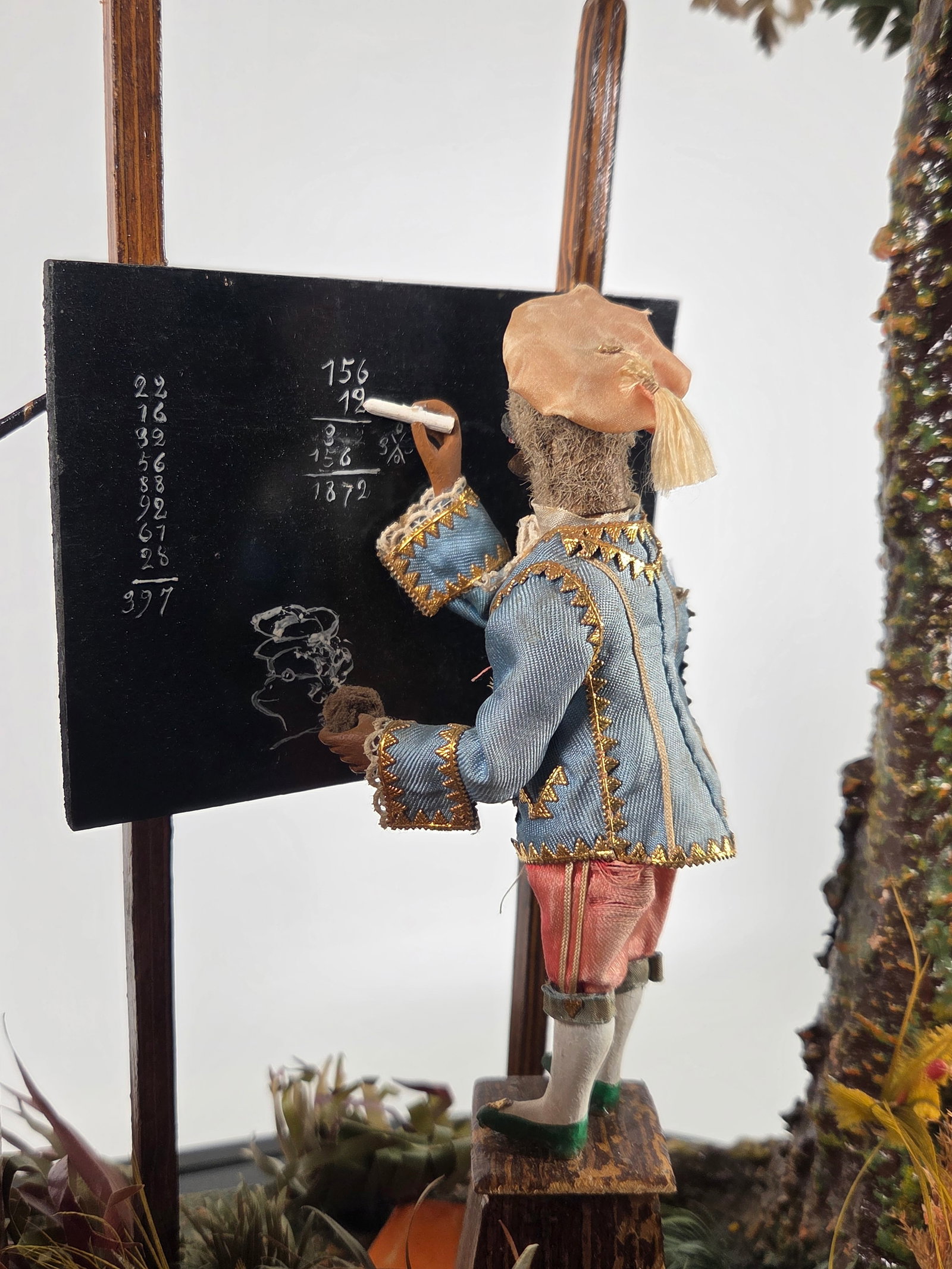 ANTIQUE GERMAN WIND UP MONKEY AUTOMATON - 12