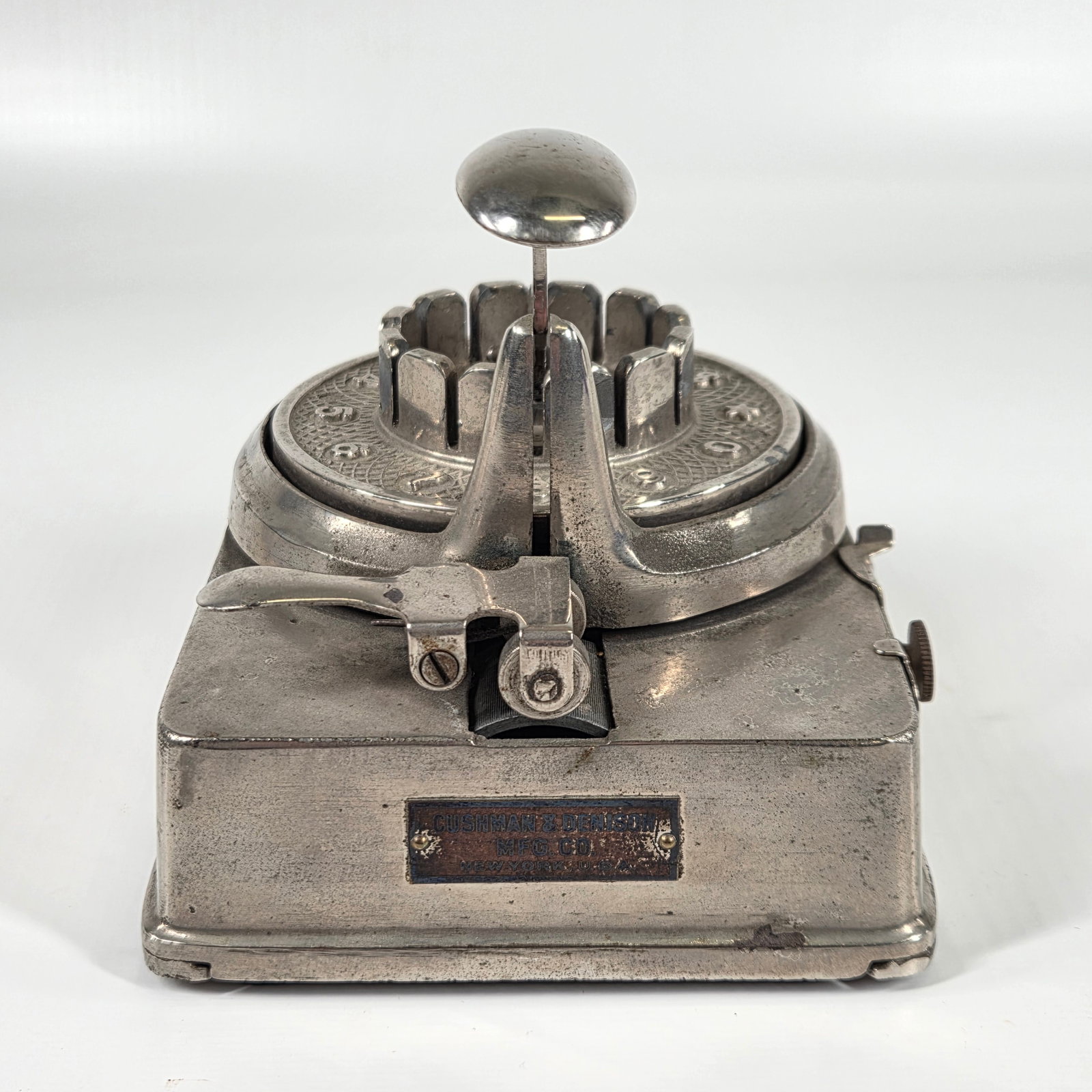 CUSHMAN & DENISON CHECK PUNCH MACHINE (1 of 6)