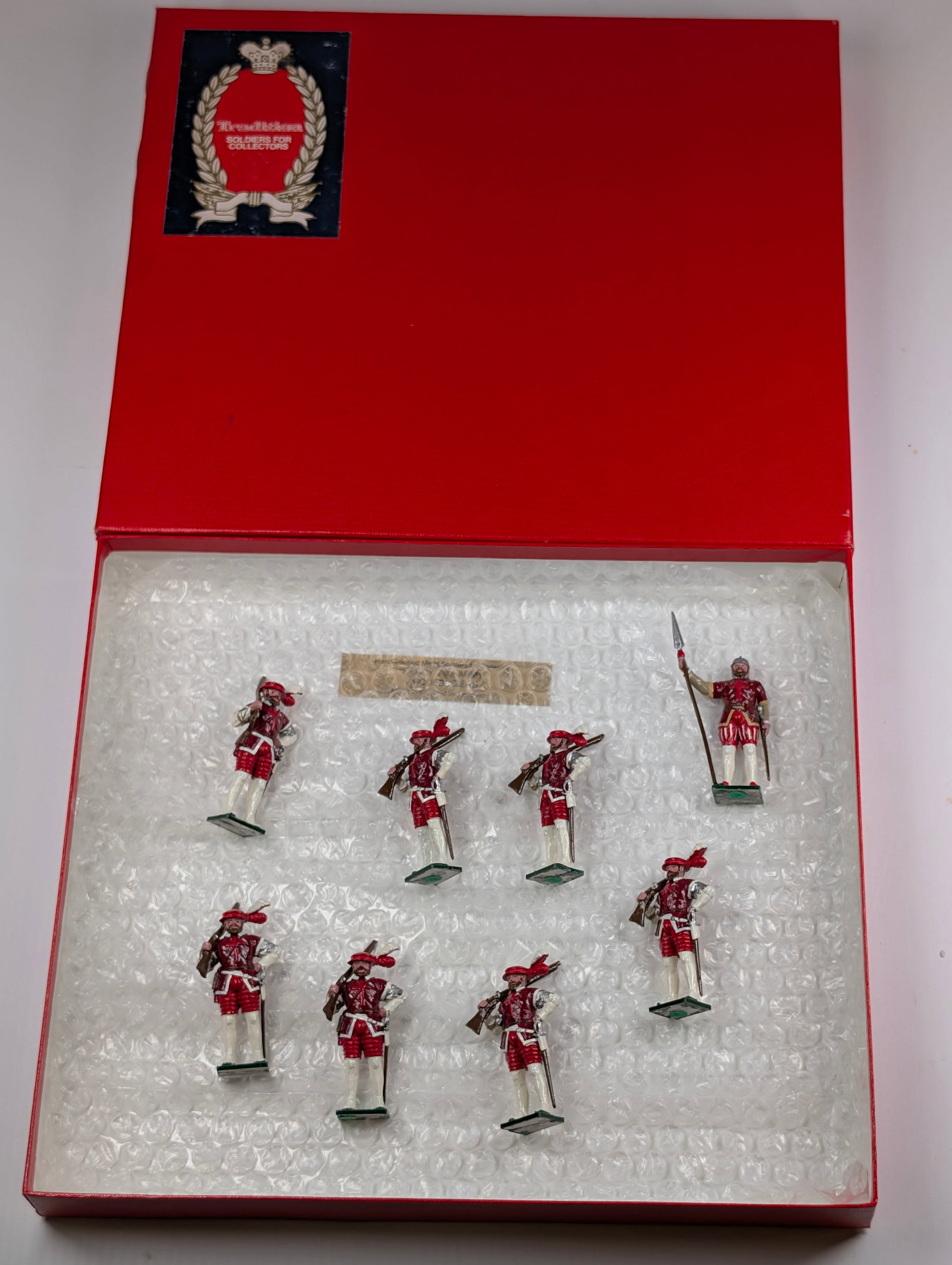 8) TRADITION HENRY VIII'S ARMY SET MR1 ARQUEBUSIERS FIGURES IN BOX (1 of 5)