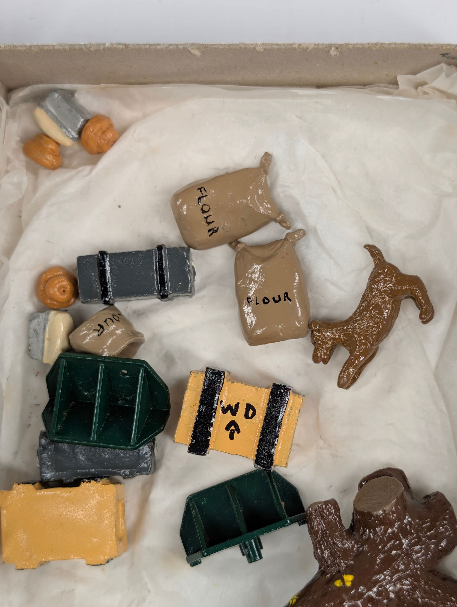 ASSORTED PROVISIONS, TREE, DOG - 2