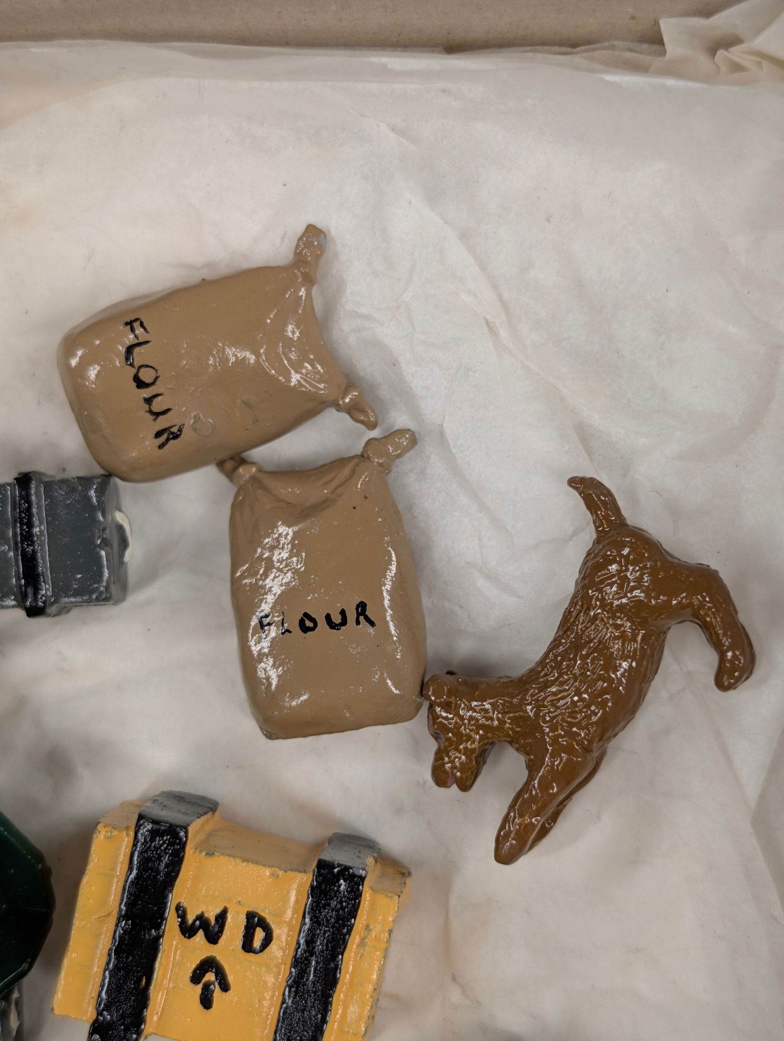 ASSORTED PROVISIONS, TREE, DOG - 4