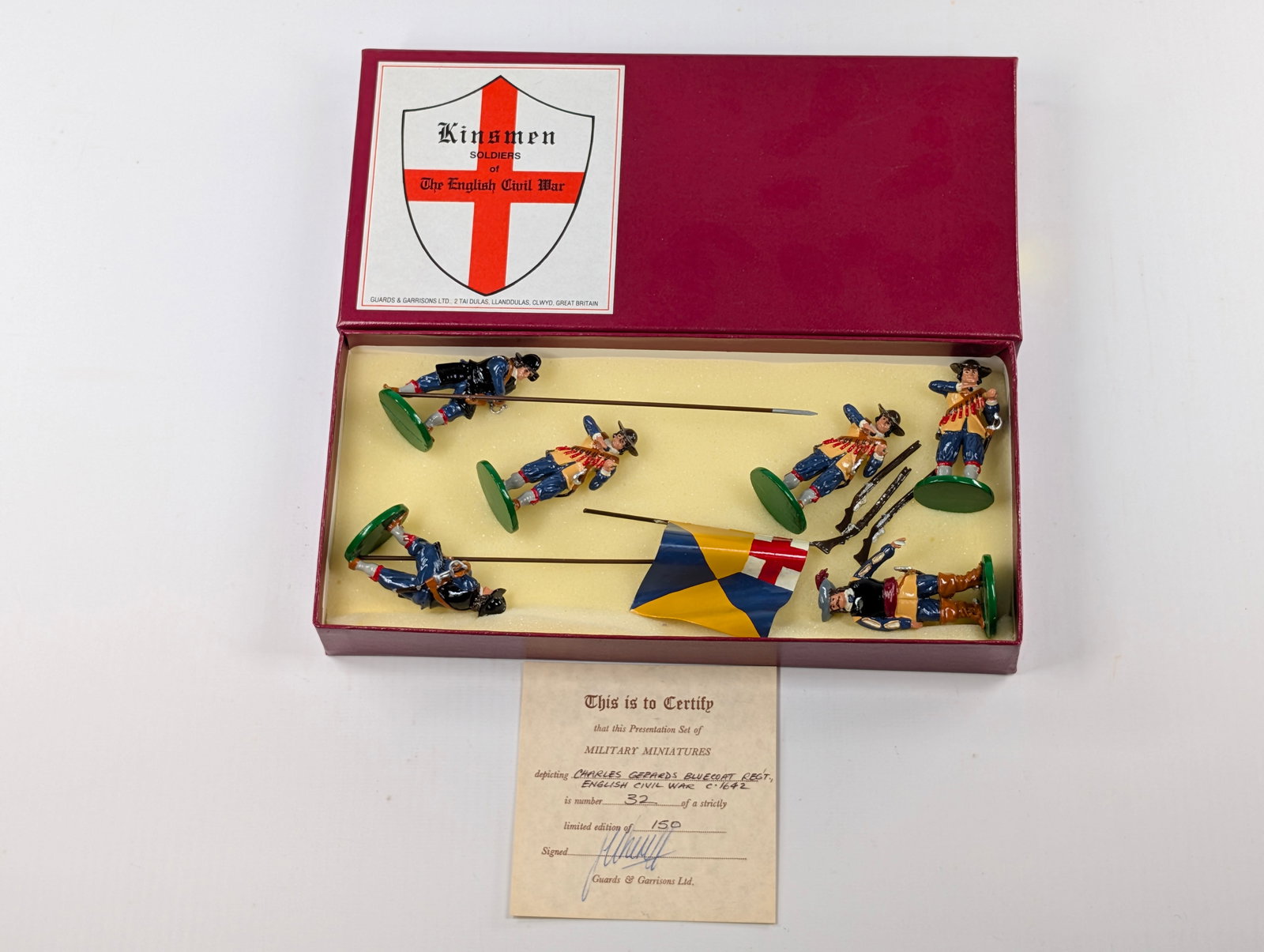 6) GUARDS & GARRISONS - CHARLES GERARDS BLUECOAT ENGLISH CIVIL WAR SOLDIERS (1 of 4)