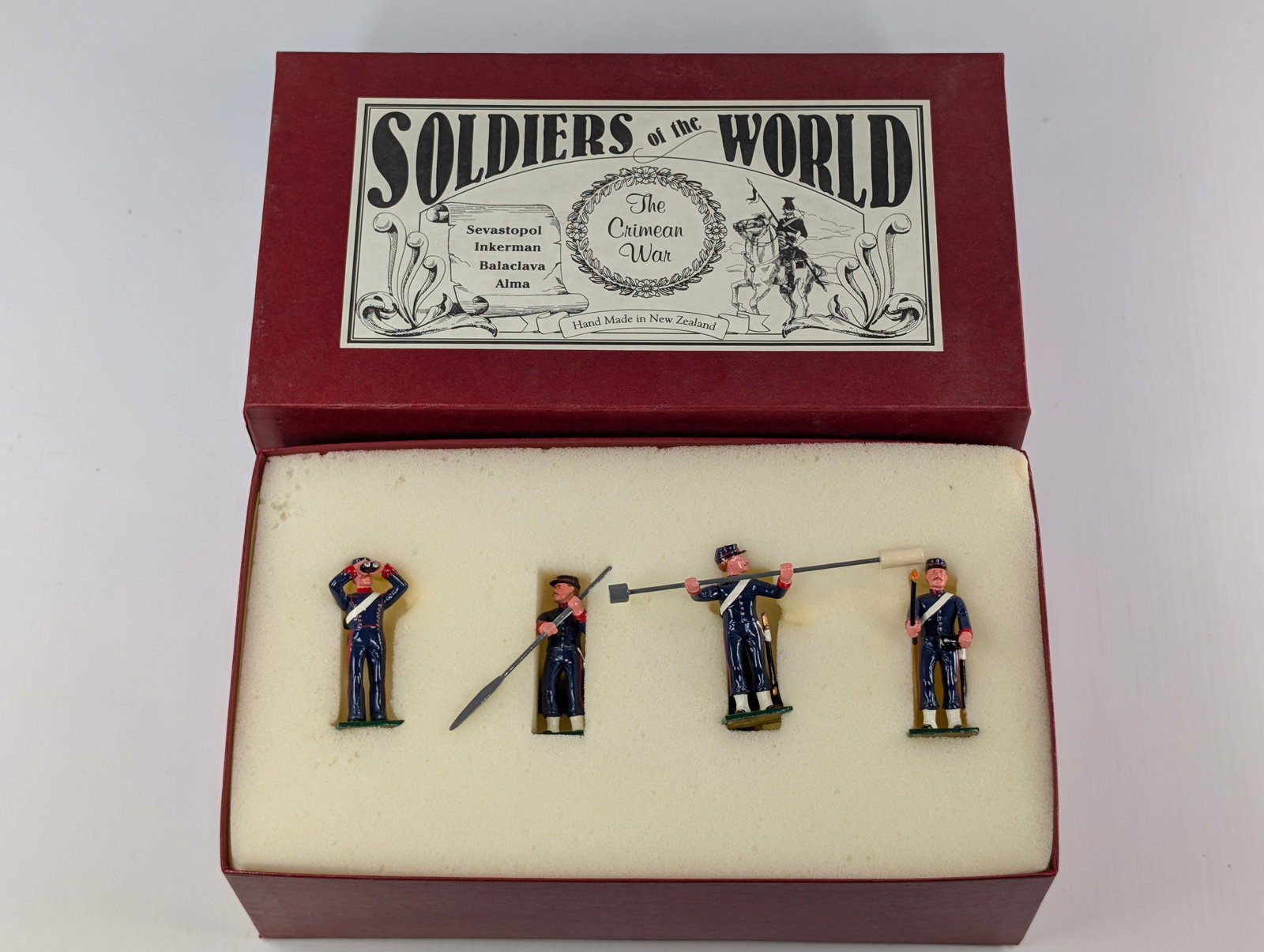 5) SOLDIERS OF THE WORLD - FRENCH CRIMEAN WAR ARTILLERY CREW & GUN NIB (1 of 4)