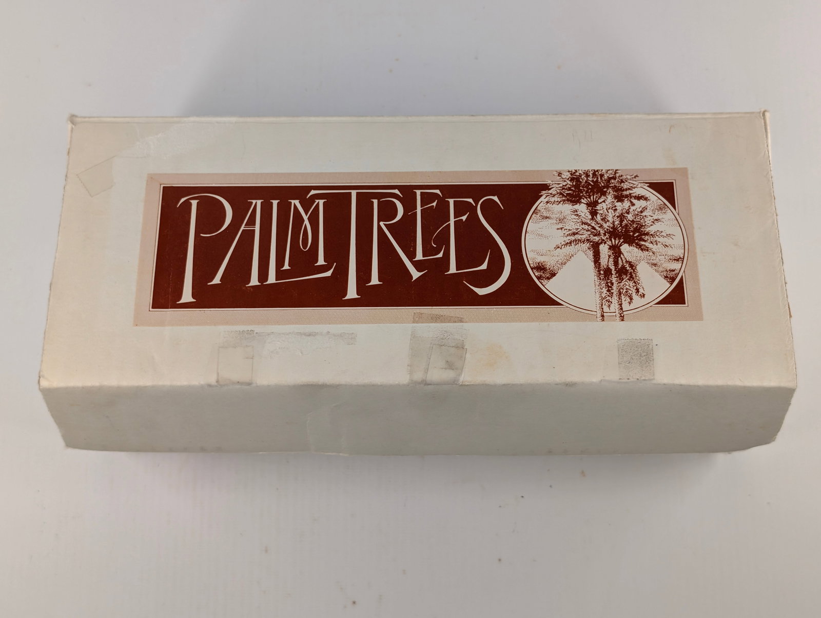 4) IMPERIAL PRODUCTIONS NO. 53 PALM TREES SCENERY IN ORIGINAL BOX: REMAINS IN GOOD CONDITION IN ORIGINAL BOX.