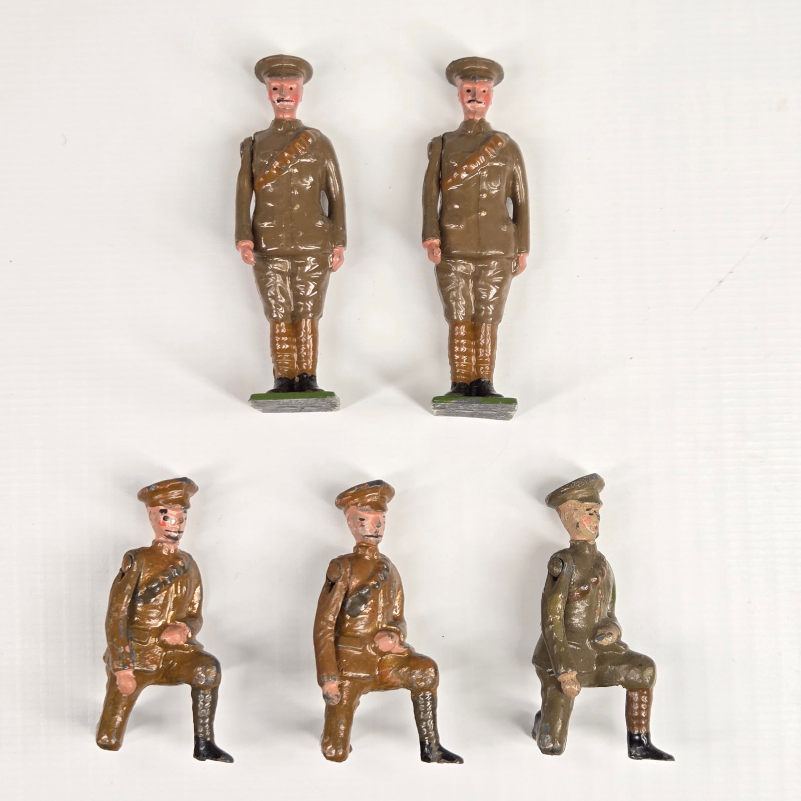 5) VARIOUS WWI ERA BRITAIN LEAD SOLDIERS (1 of 5)