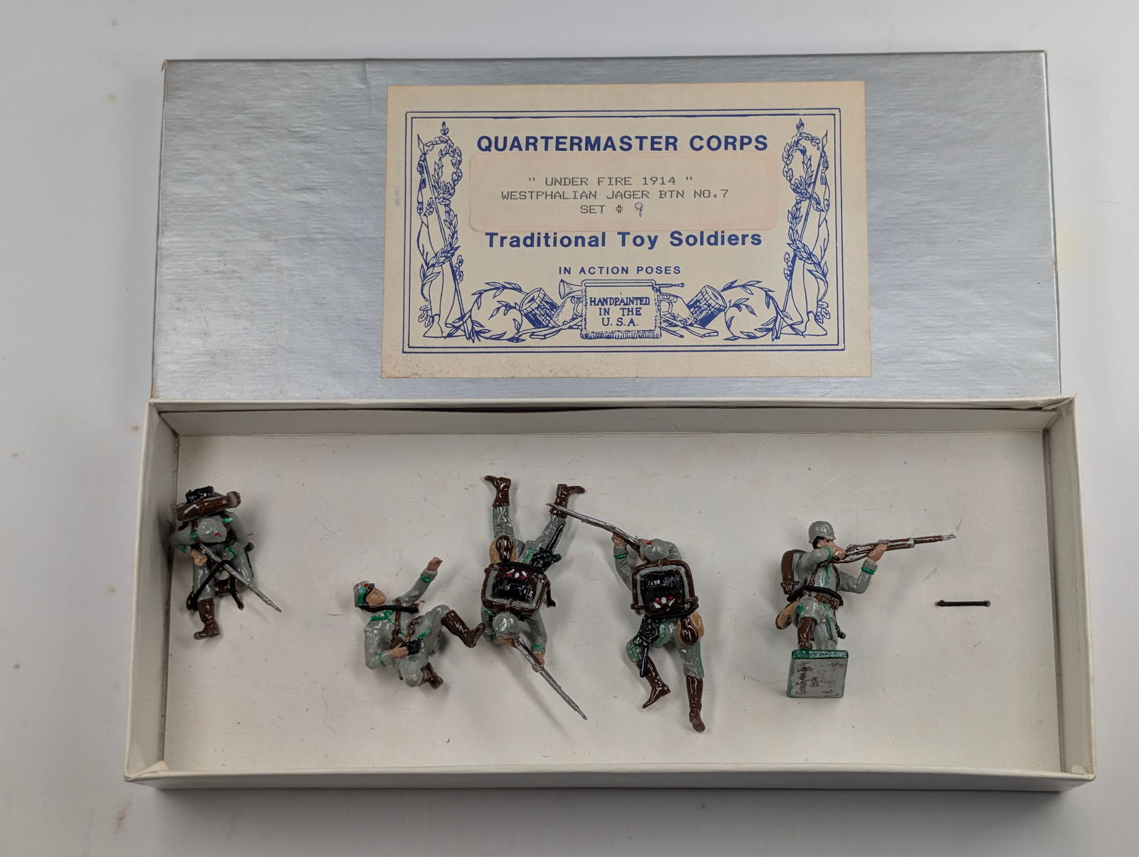 QUARTERMASTER CORPS UNDER FIRE 1914 SOLDIER SET (1 of 3)